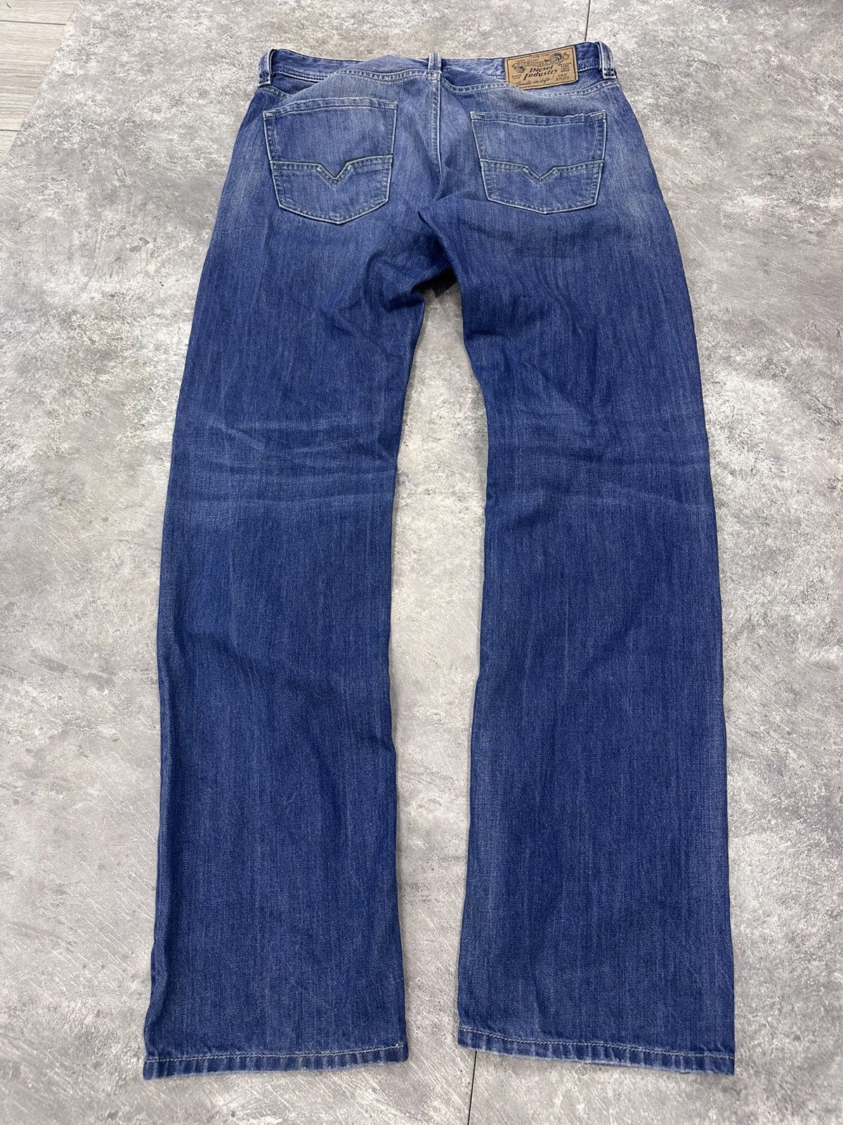 If Six Was Nine Vintage Diesel Faded Y2K Bootcut Jeans Made in Italy Size US 32 / EU 48 - 2 Thumbnail