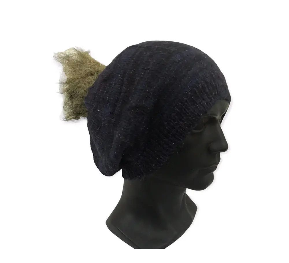 CA4LA × Japanese Brand Ca4la Plain Bobble Beanie Hat Size ONE SIZE - 1 Thumbnail