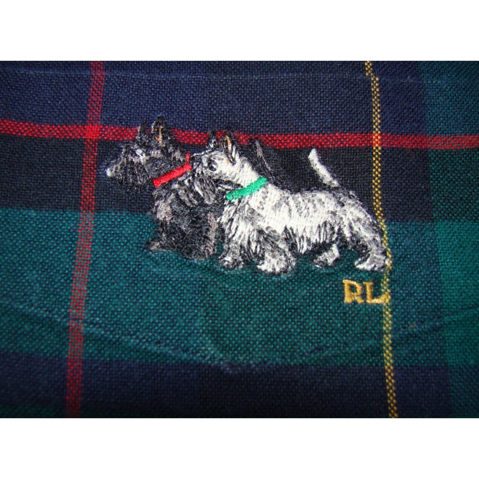 Ralph Lauren VINTAGE Ralph Lauren Blake Mens L 2XL Tartan Plaid Double Scottie Dog Pocket Shirt Size US XXL / EU 58 / 5 - 2 Thumbnail