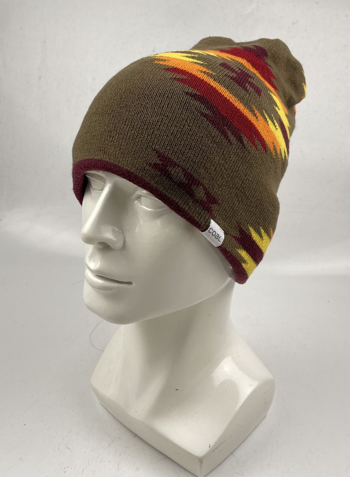 Coal navajo style coal beanie hat tc46 Size ONE SIZE - 2 Thumbnail