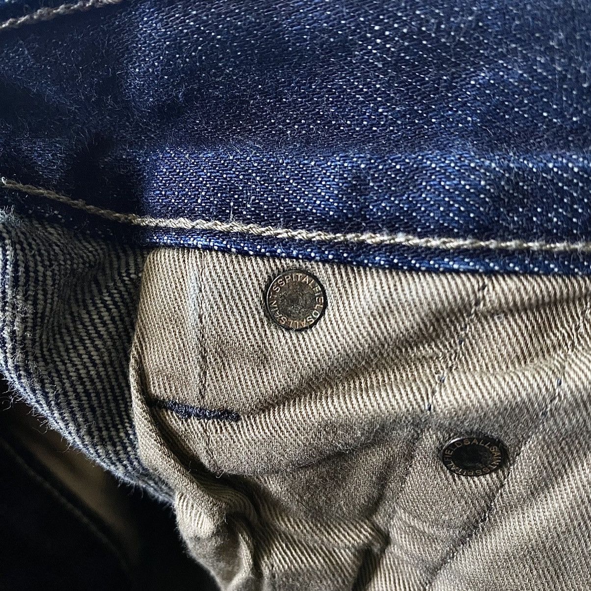 Allsaints Allsaints Deathstar Iggy Selvedge Distressed Denim Shorts Size US 32 / EU 48 - 24 Thumbnail