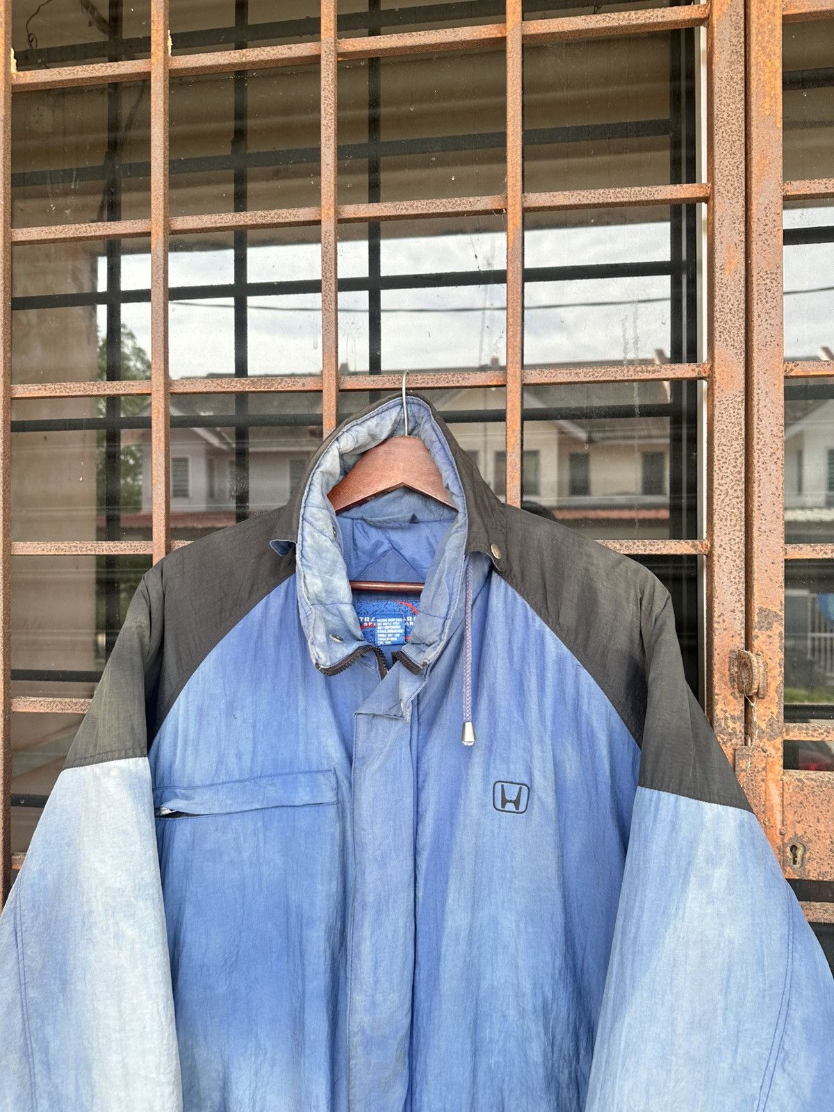 Vintage THRASHED HONDA Long Utility Jacket Size US L / EU 52-54 / 3 - 5 Thumbnail