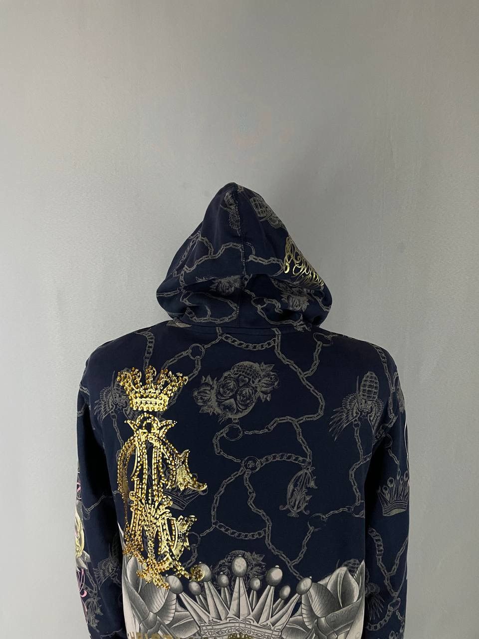 Christian Audigier Christian Audigier Hoodie Zip Navy Rare Size US L / EU 52-54 / 3 - 7 Thumbnail