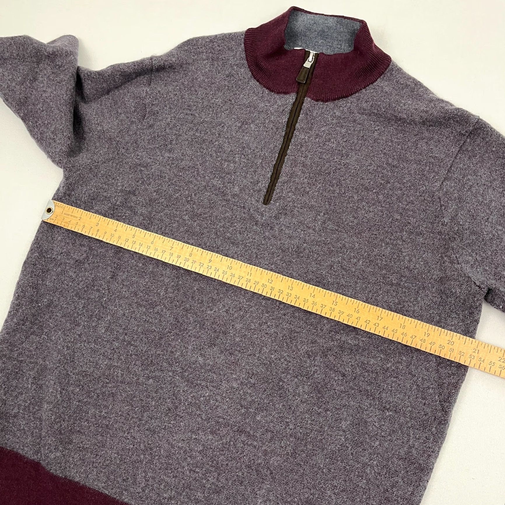 Peter Millar Peter Millar Sweater Mens M Red Extra Fine Merino Wool Quarter Zip Pullover Size US M / EU 48-50 / 2 - 5 Thumbnail