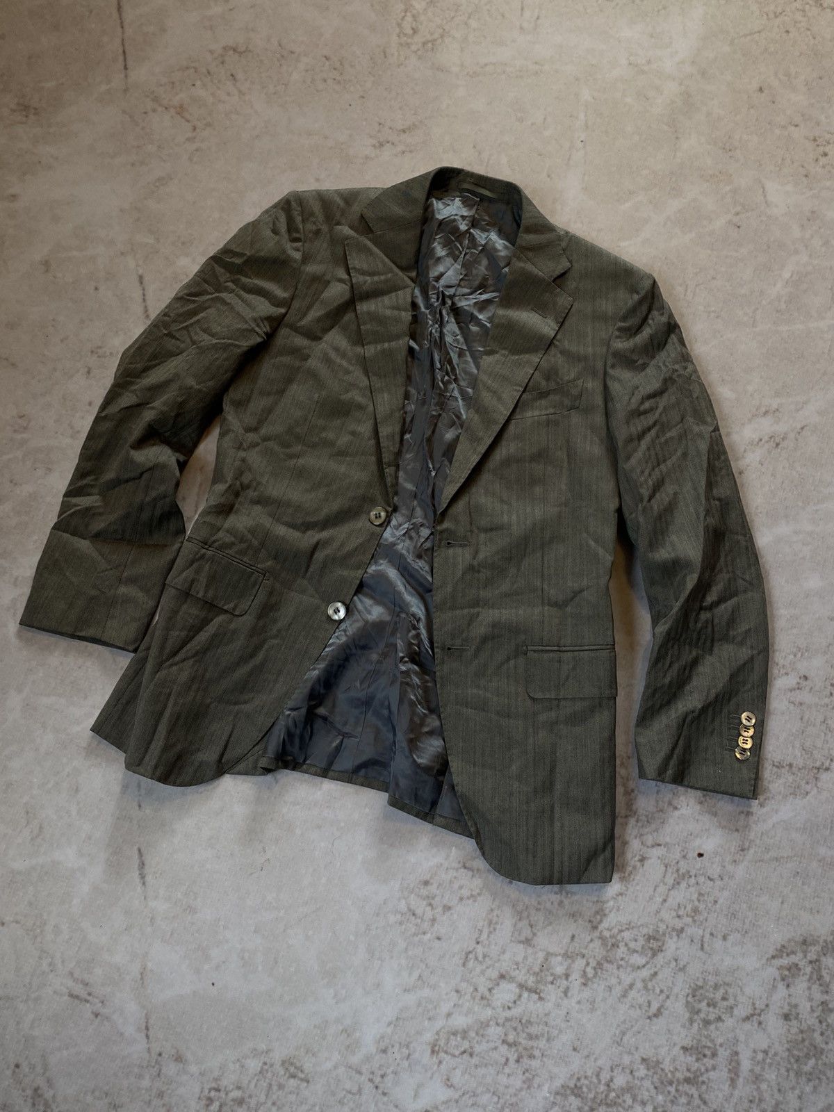 Suitsupply × Vintage Vintage Suitsupply Pure Wool Super 110s Blazer Size 44S - 2 Thumbnail