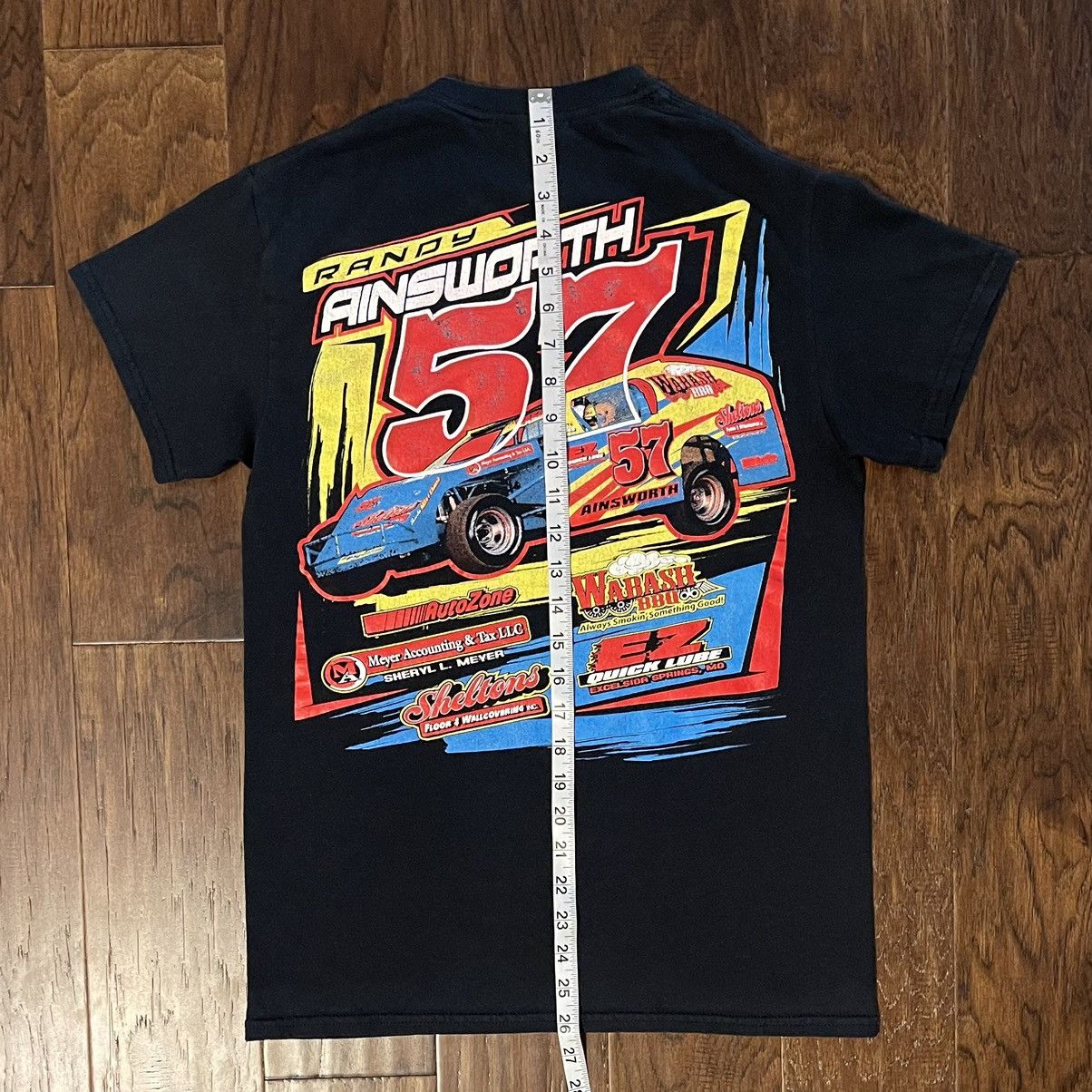 Gildan Vintage 57 Randy Ainsworth Racing Graphic T Shirt Y2K Size US S / EU 44-46 / 1 - 7 Thumbnail