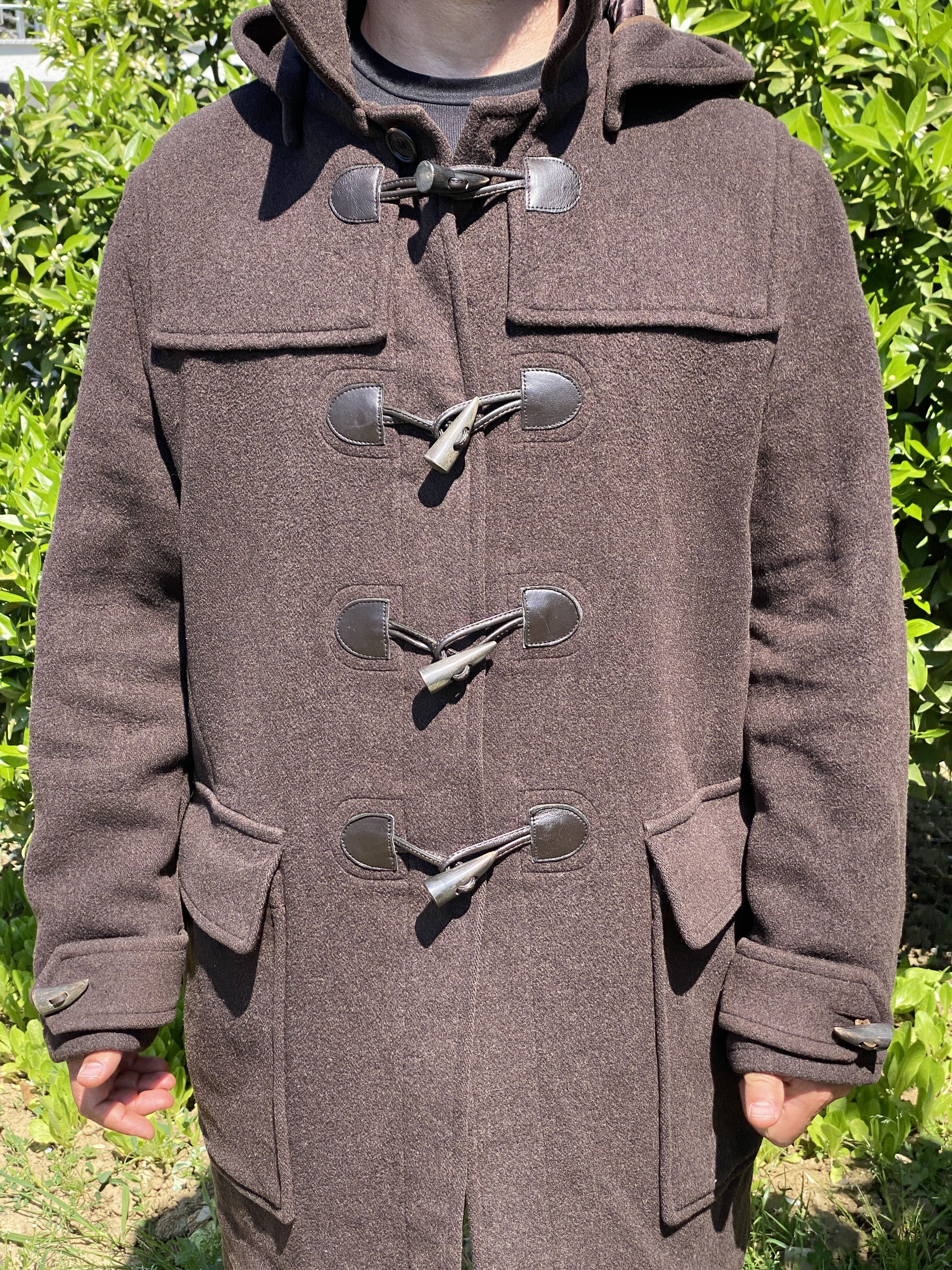 image of Burberry Speciality Duffle Trench Parka Jacket Size 54 L XL in Brown, Men's