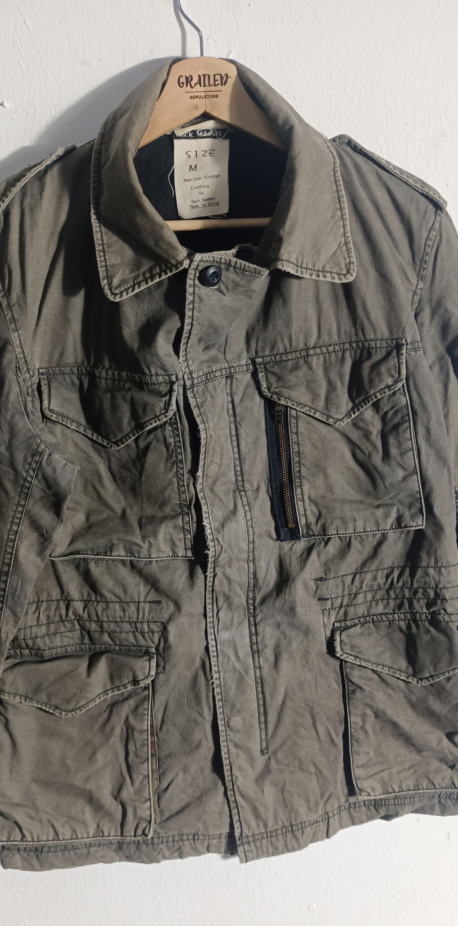 Japanese Brand × Vintage Fashion🔥🔥Vintage Back Number Army Fashion Style Size US M / EU 48-50 / 2 - 4 Thumbnail