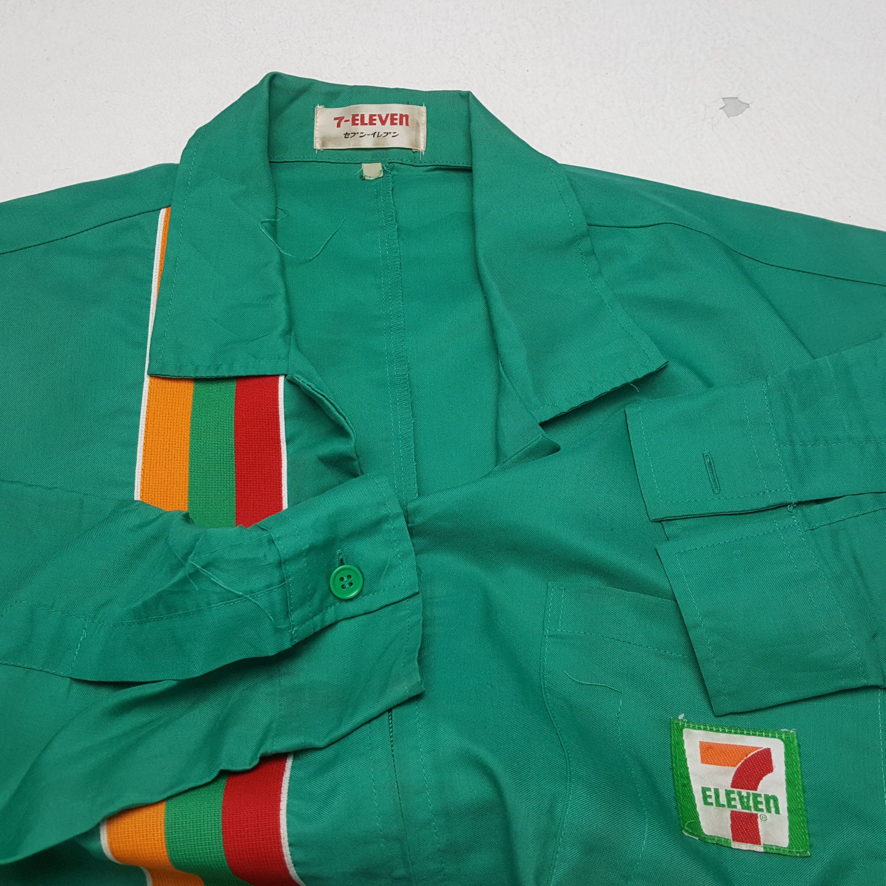 Japanese Brand 7 ELEVEn Japanese Workers Working Uniform Jacket Size US L / EU 52-54 / 3 - 9 Thumbnail