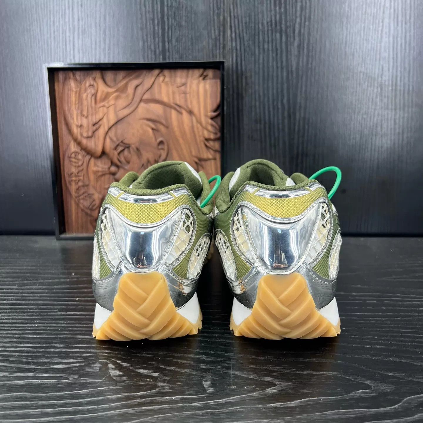 Bottega Veneta BV Orbit Sneaker White/Green 41 99NewWithBox Size US 8 / EU 41 - 5 Thumbnail