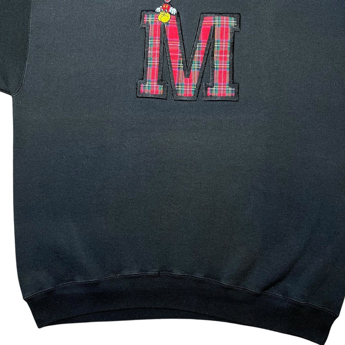 Disney × Vintage Vtg 90s Disney Mickey Mouse Embroidered Letter Sweatshirt Size US XL / EU 56 / 4 - 5 Thumbnail