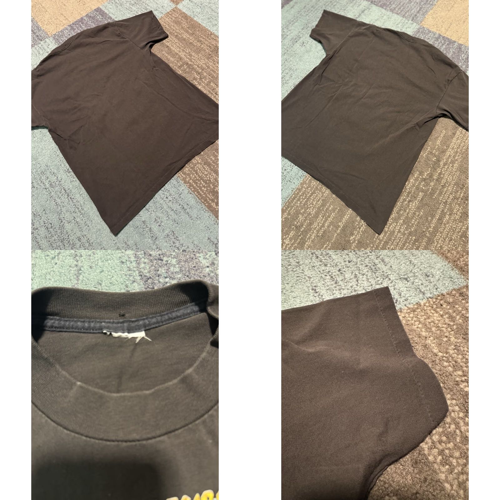 Fruit Of The Loom VINTAGE Las Vegas Shirt Casino Strip Down Town Single Stitch Men's L Black Down T-Shirt Mens L Size US L / EU 52-54 / 3 - 8 Thumbnail