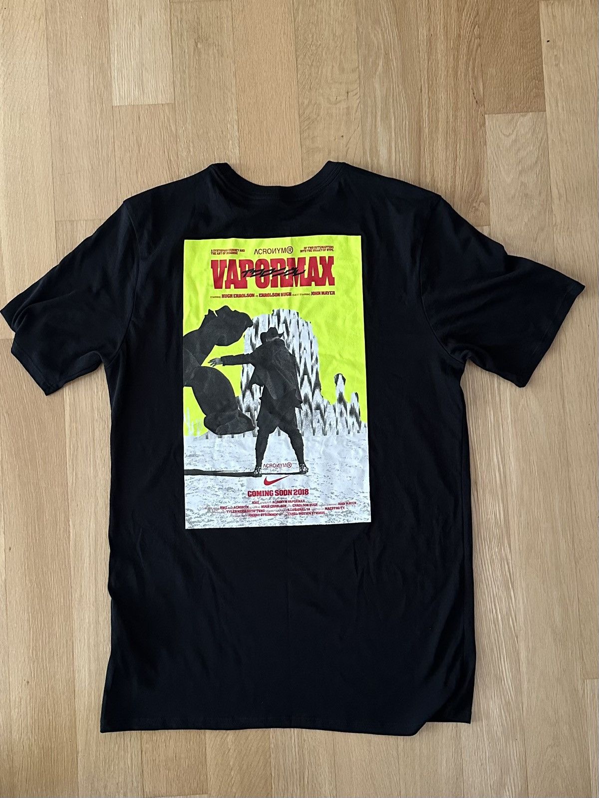 Acronym × Nike Nike x Acronym Vapormax T-Shirt Black Size US M / EU 48-50 / 2 - 2 Thumbnail