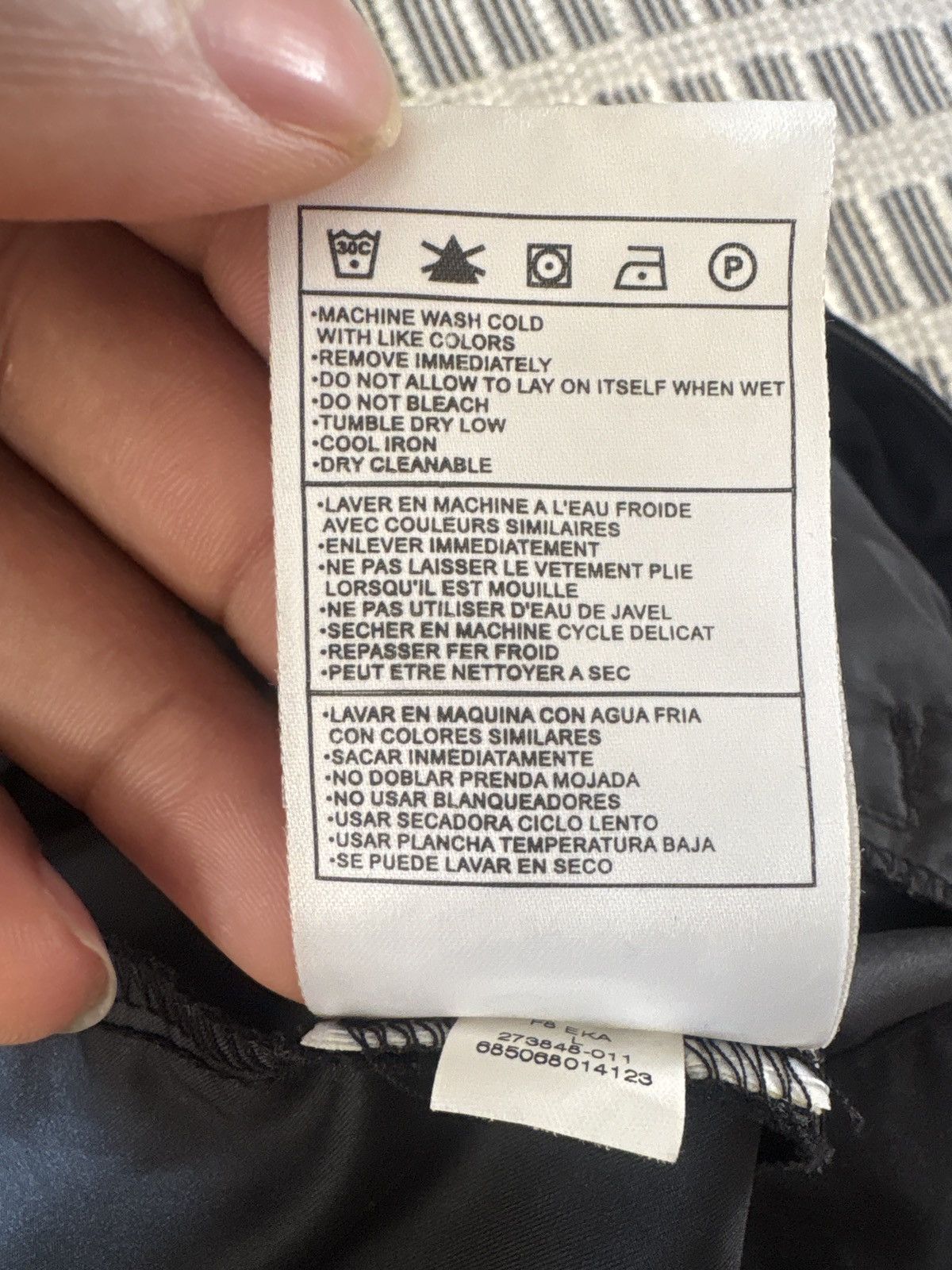 Jordan Brand Jordan 3 4 Cement windbreaker nylon jacket Size US L / EU 52-54 / 3 - 8 Thumbnail