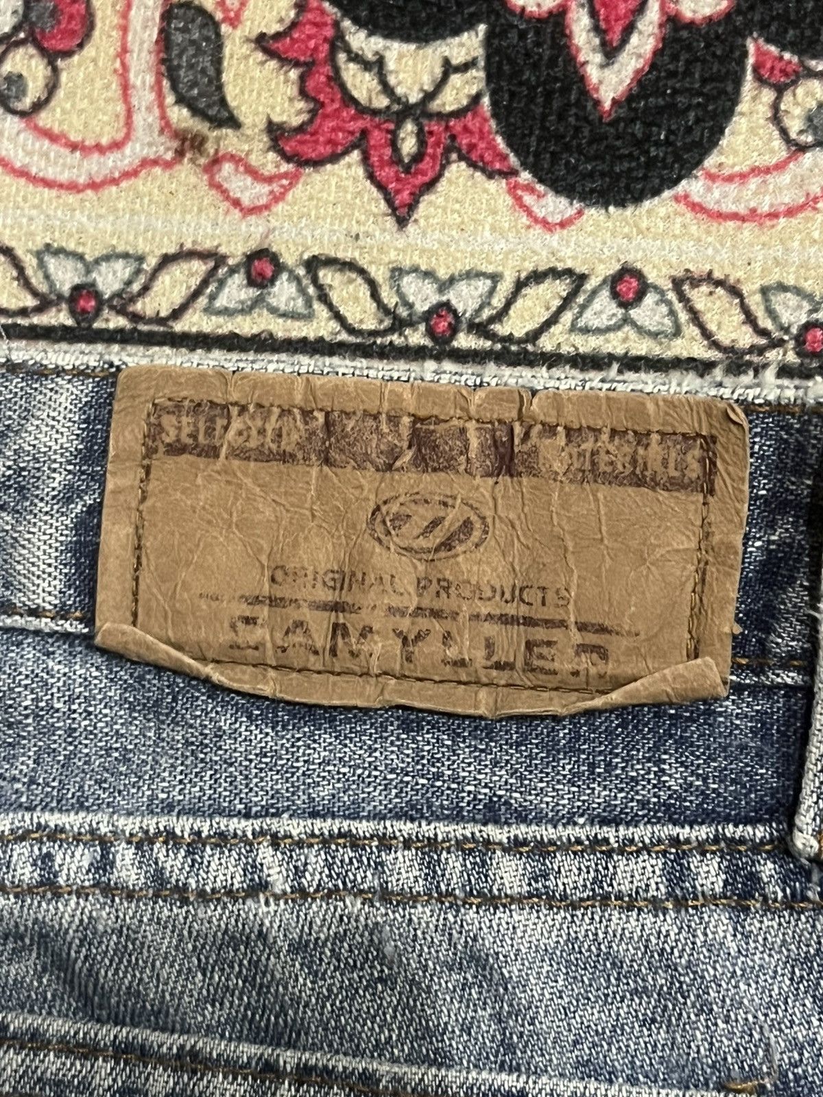 5351 POUR LES HOMMES ⚡️Sick⚡️Damyller Mud Max Inspired Super Bellbottom Flare Jean Size US 31 - 8 Thumbnail