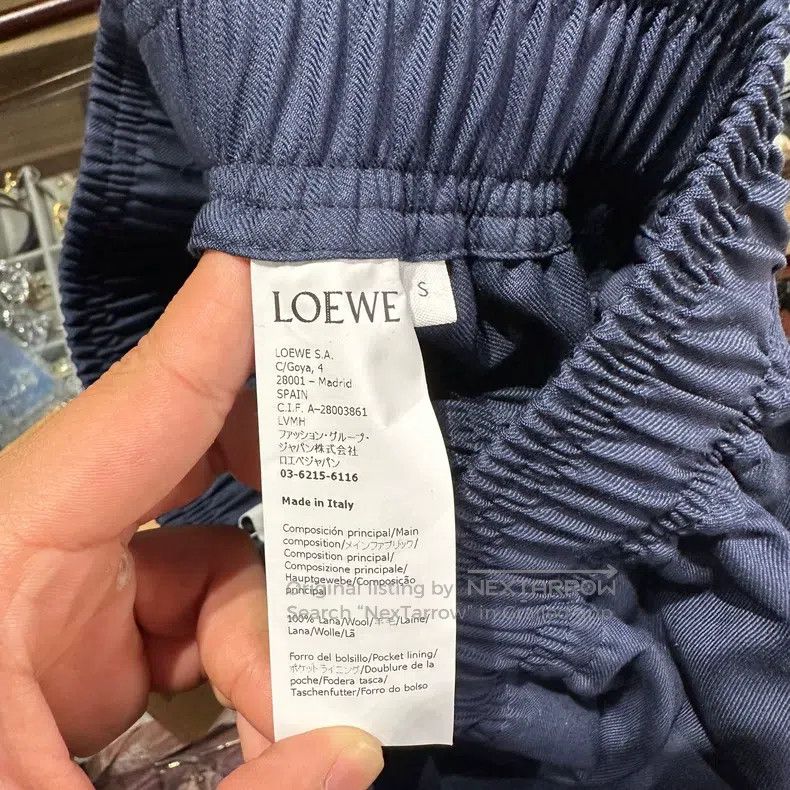 Loewe Loewe size S Buttoned Hem飾 Wool Trousers Size 24" / US 00 / IT 34 - 4 Thumbnail