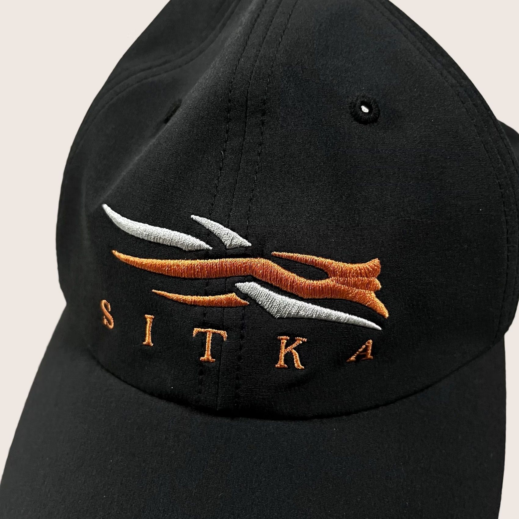 SITKA Sitka Gear Hat Black Adjustable Strapback Baseball Cap Men Hunting Outdoor Cap Size ONE SIZE - 1 Thumbnail