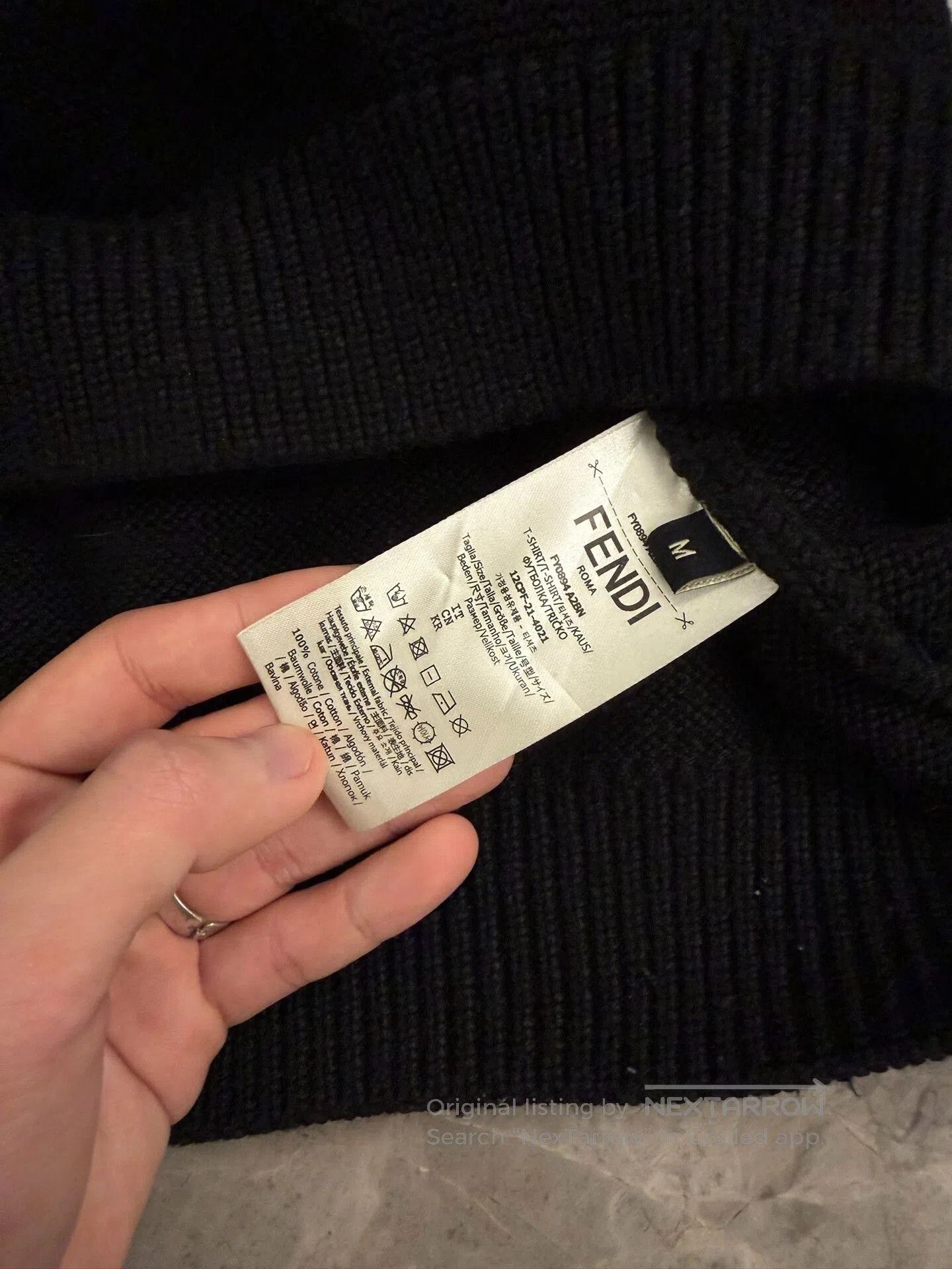 Fendi Fendi Wool Blend Sweater with Lock Closure. Size US M / EU 48-50 / 2 - 5 Thumbnail