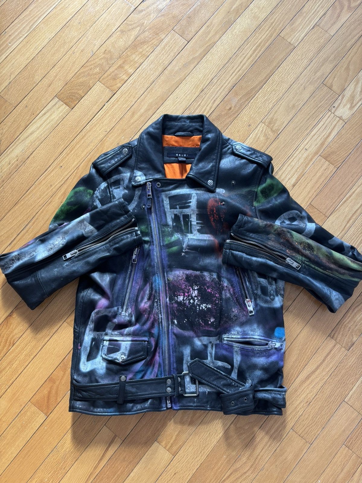 Ksubi Ksubi Leather Jacket Size US L / EU 52-54 / 3 - 1 Thumbnail
