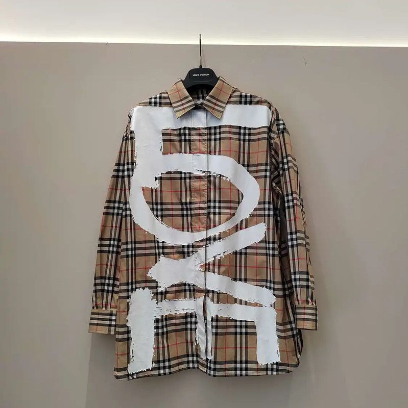 Burberry Burberry Multicolor Cotton Women's Shirt Size L / US 10 / IT 46 - 1 Thumbnail
