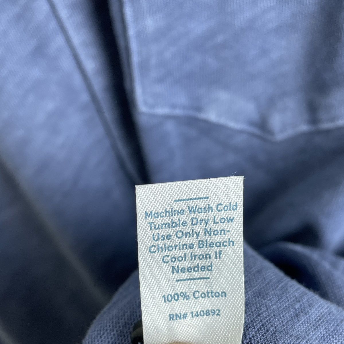 Marine Layer Vintage Heavy Slub Button Down Mood Indigo NWOT Size US M / EU 48-50 / 2 - 4 Thumbnail