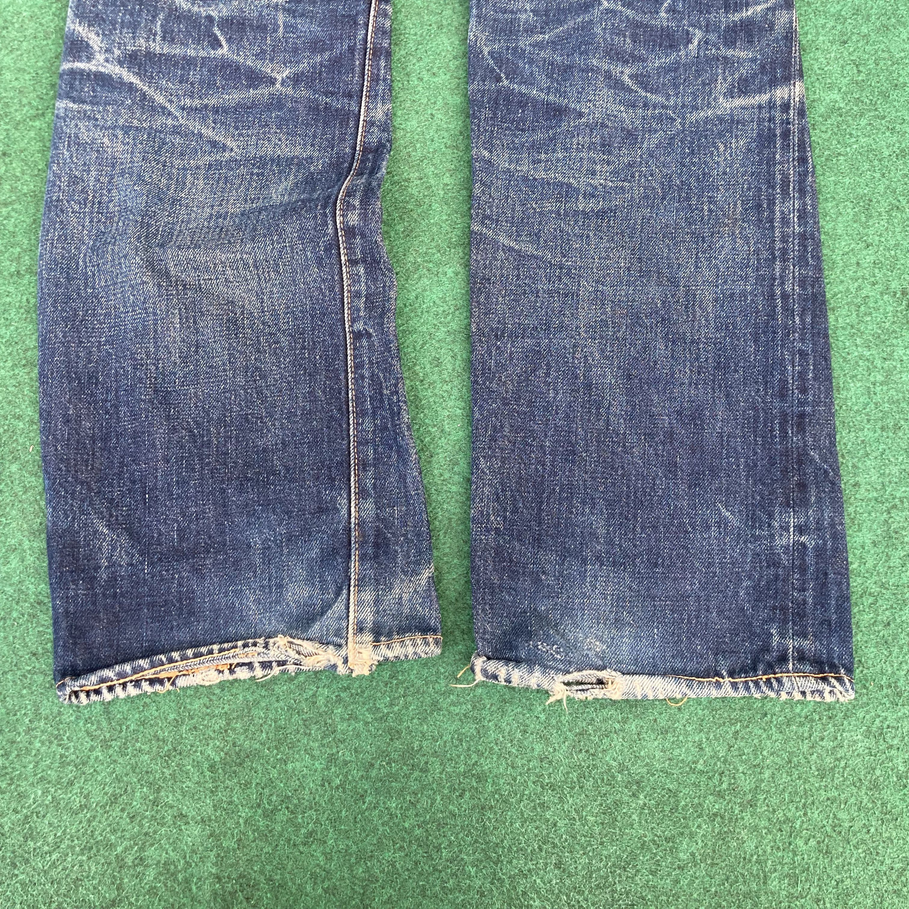 Denime 29x30.5 Vintage Denime Selvedge Honeycombs Osaka Denim Jeans Size US 29 - 17 Thumbnail