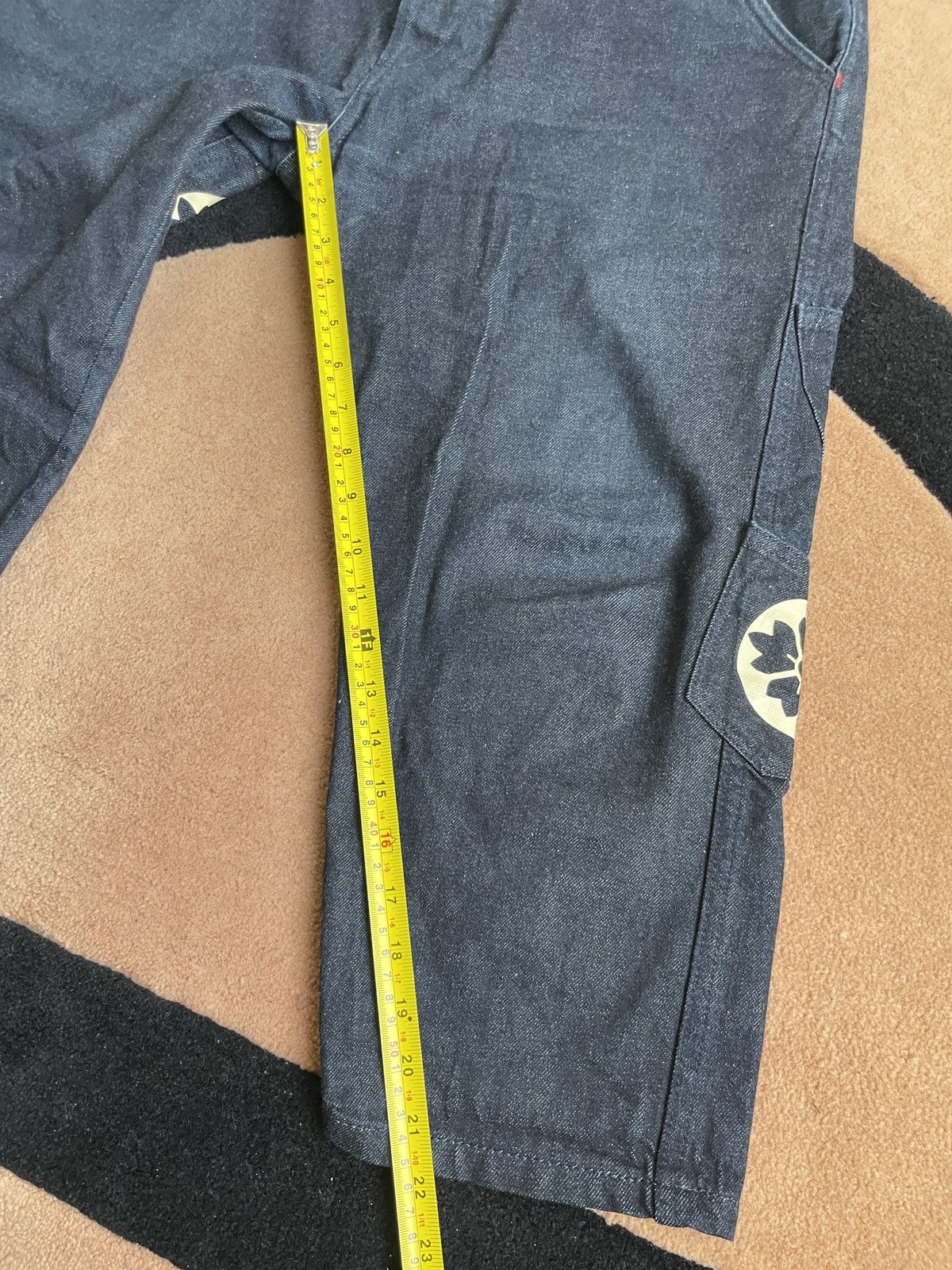 Evisu × Japanese Brand × Vintage evisu multi- pocket style denim jeans size：36 Size US 36 / EU 52 - 12 Thumbnail
