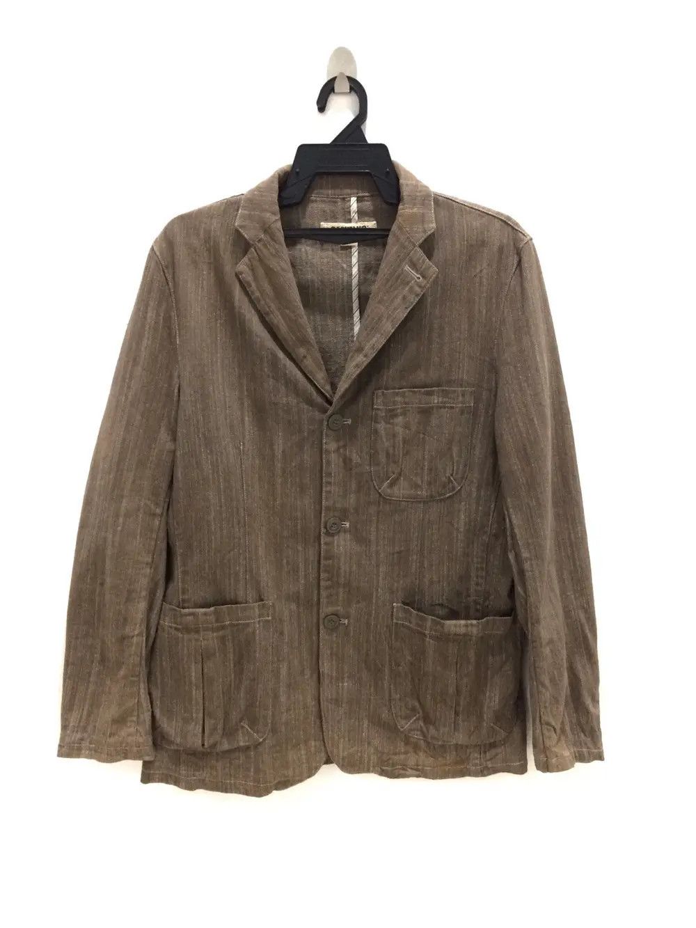 Japanese Brand Smith's American Double Pocket Workers Japan Button Jacket Size US L / EU 52-54 / 3 - 1 Thumbnail