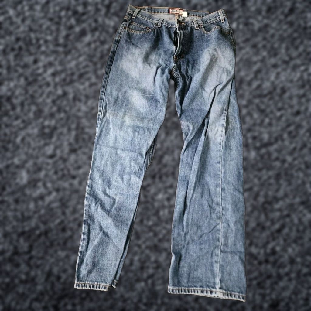 Old Navy VINTAGE Old Navy Relaxed Fit Jeans 38x34 Blue Distressed Y2K Style Mens Size US 38 / EU 54 - 1 Thumbnail