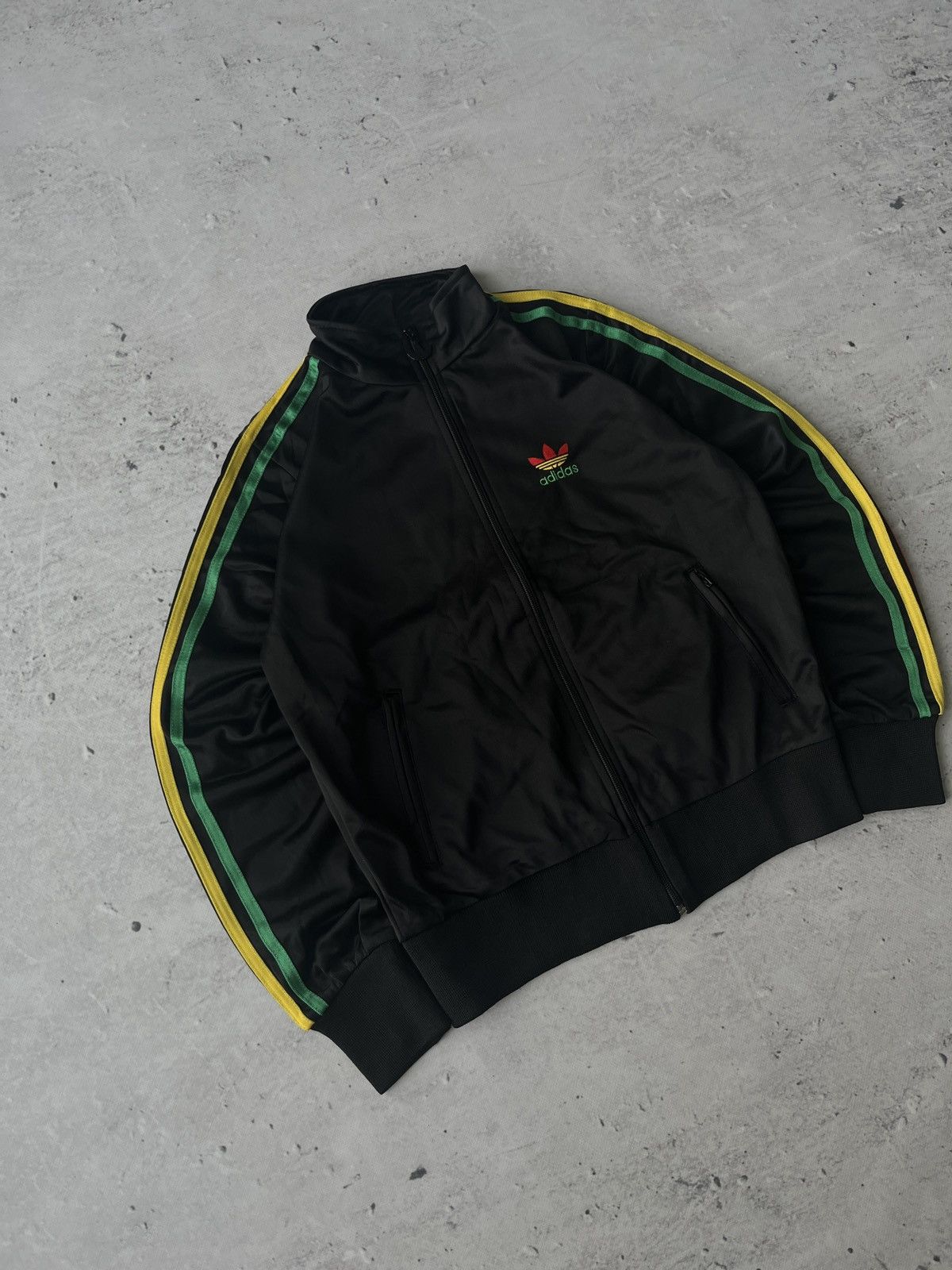 Adidas × Streetwear × Vintage Rare Vintage New Adidas Rasta Track ...