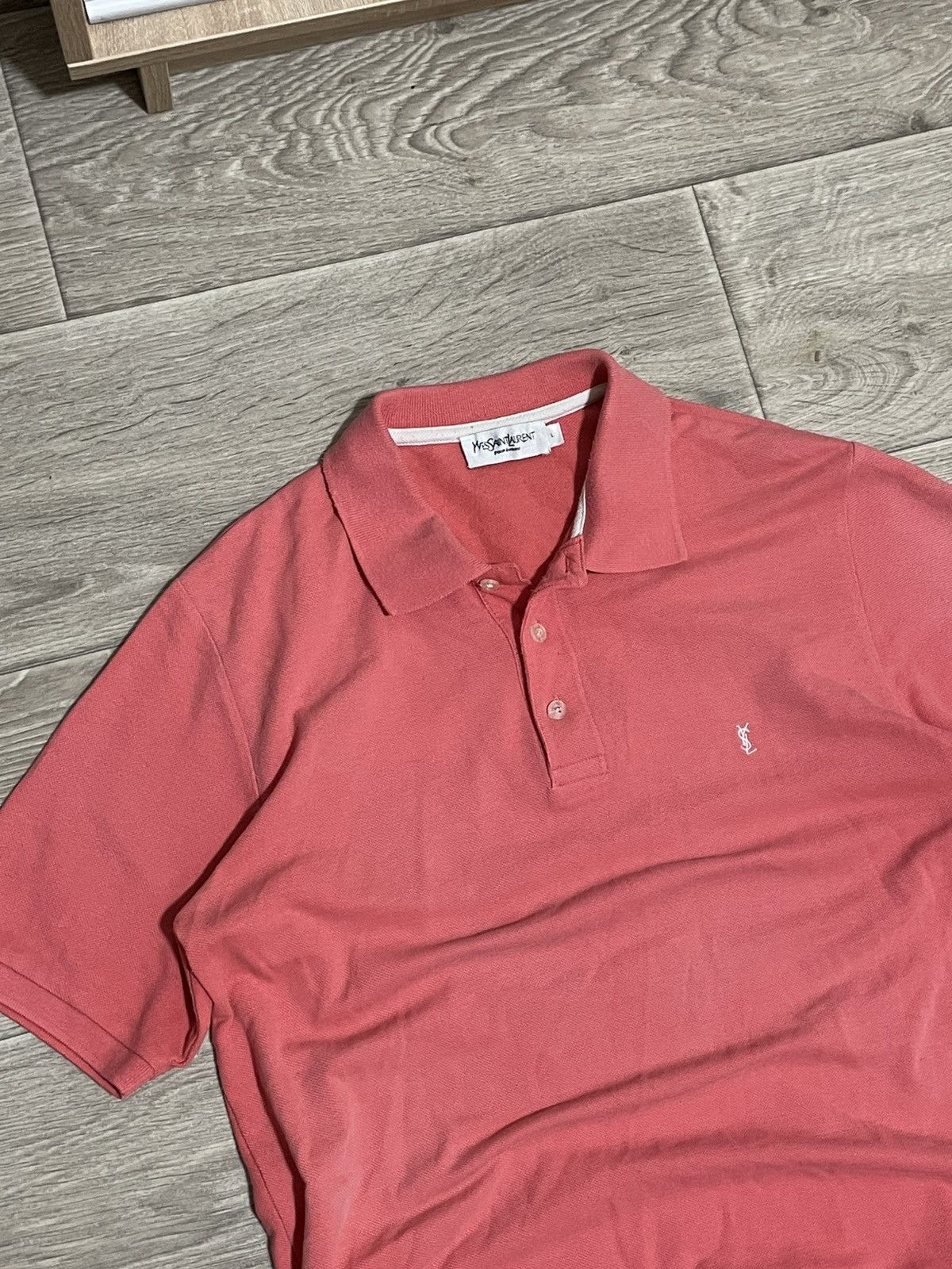 Vintage × Yves Saint Laurent Vintage YSL Yves Saint Laurent polo t shirt Size US L / EU 52-54 / 3 - 2 Thumbnail