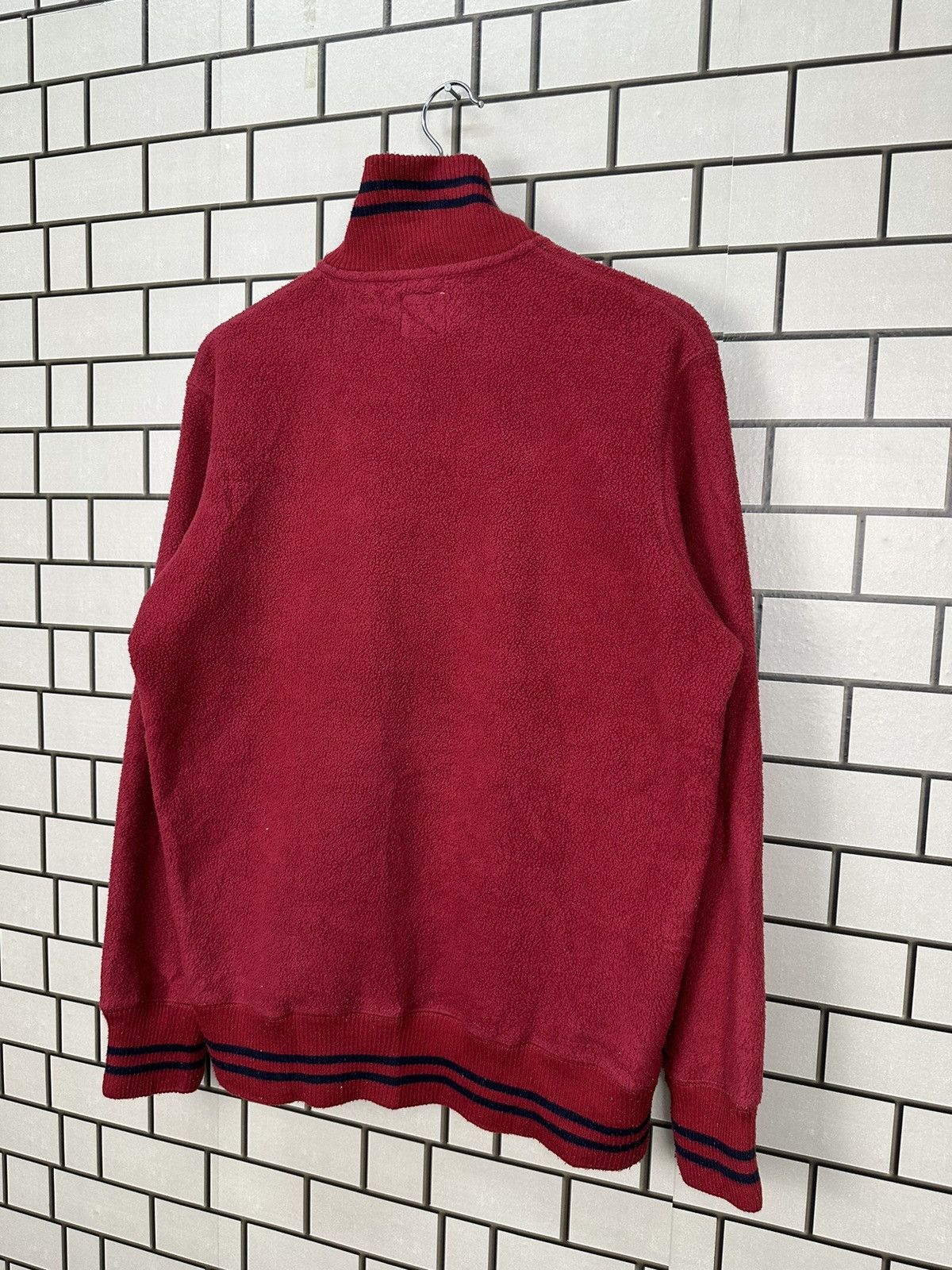 MLB × Vintage Boston RedSox Major League Baseball Half Zipper Jacket Size US L / EU 52-54 / 3 - 8 Thumbnail