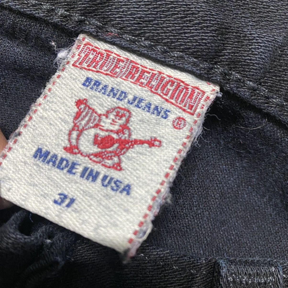 True Religion True Religion Black Denim Jeans Ricky Size US 31 - 21 Thumbnail