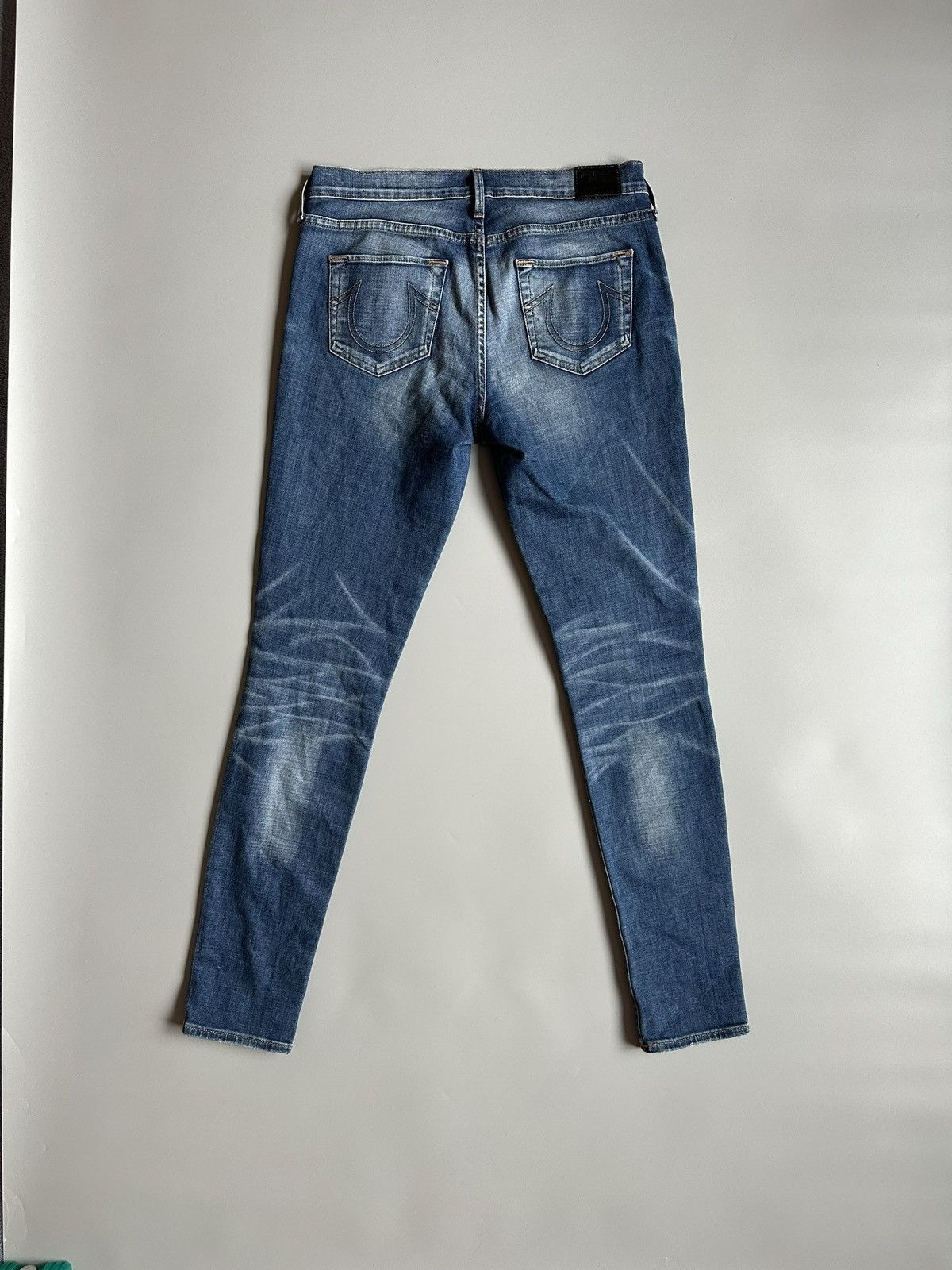 True Religion True Religion Jeans Halle Super Skinny Fit Mid Rise Size 29 Size 29" - 2 Thumbnail