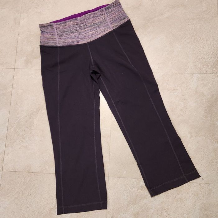 Lululemon Lululemon Womens Size 6 Purple Leggings Yoga Pants High Rise  Stretch Athletic