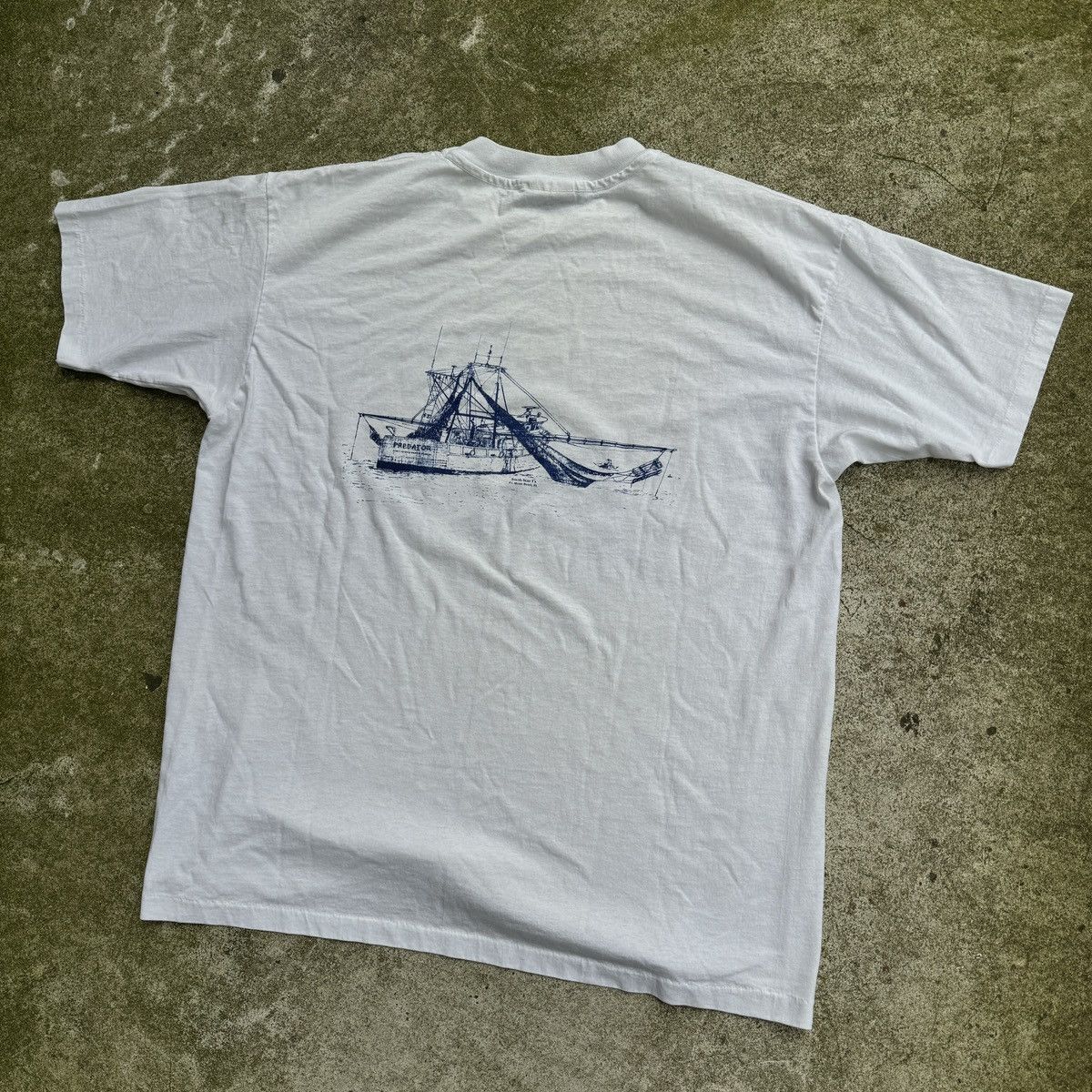 Vintage Thrashed Faded Distressed Sailboat Shirt ERD Grunge Chrome Size US XL / EU 56 / 4 - 12 Thumbnail
