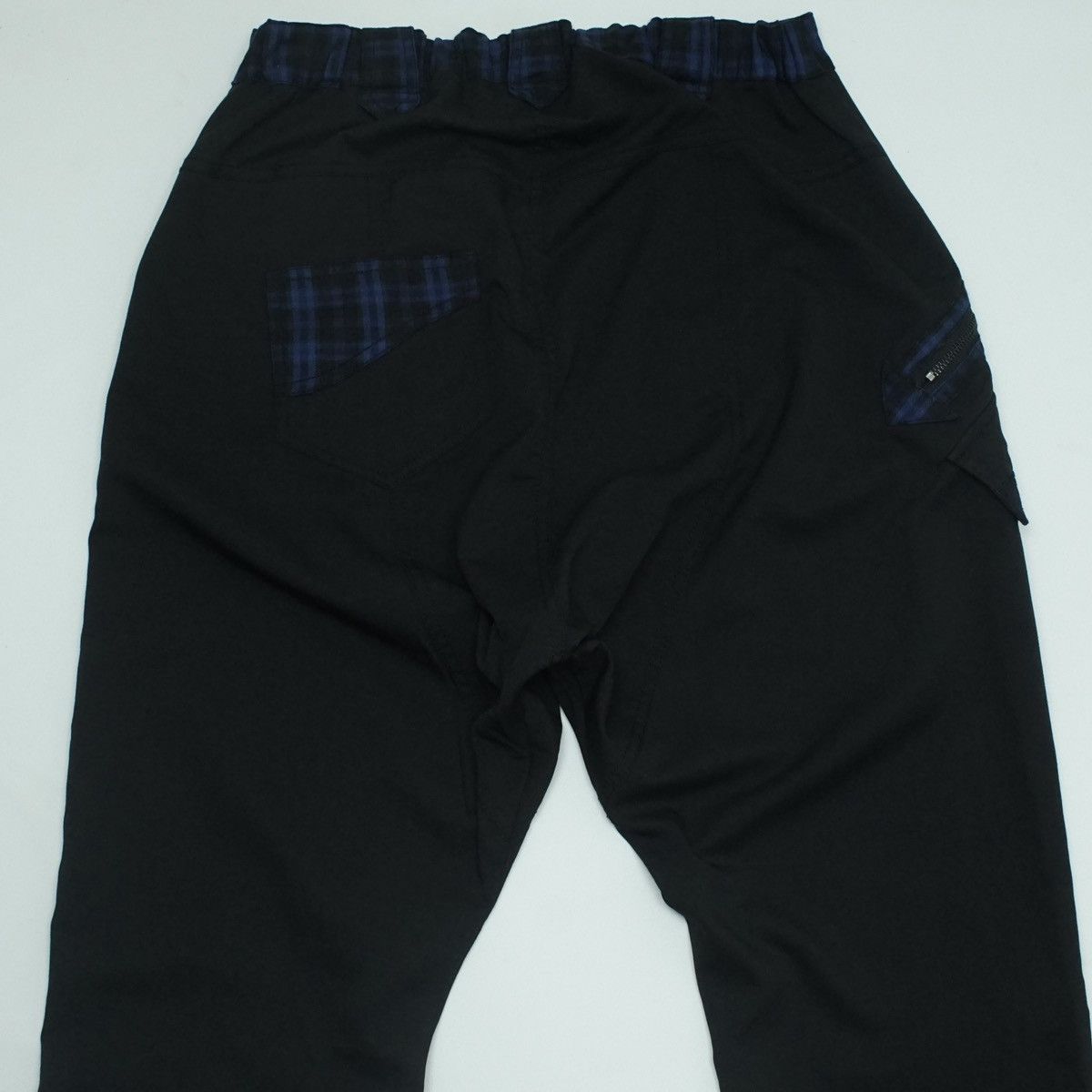 Beauty Beast *NoTariff Algonquins Asymmetric Drop Crotch Plaid Pants Size US 31 - 8 Thumbnail