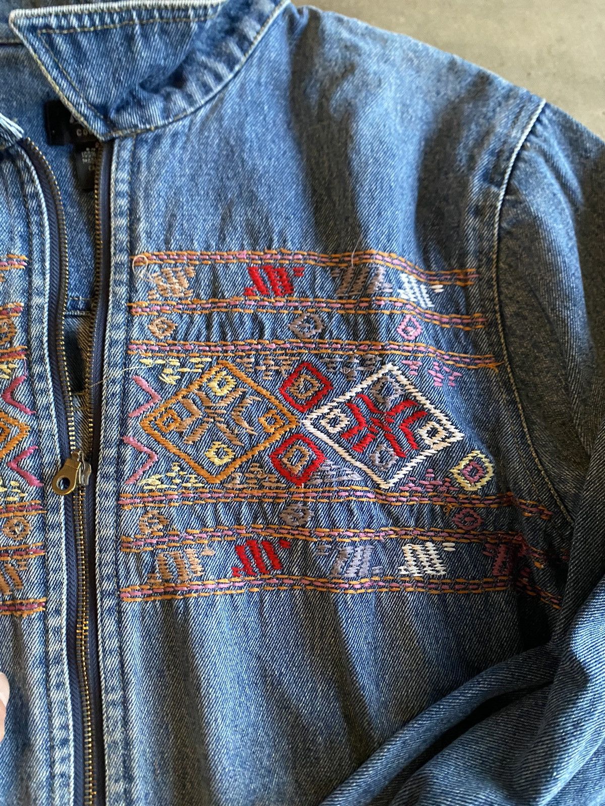 Vintage Vintage Western Denim Jacket Size US XXL / EU 58 / 5 - 2 Thumbnail