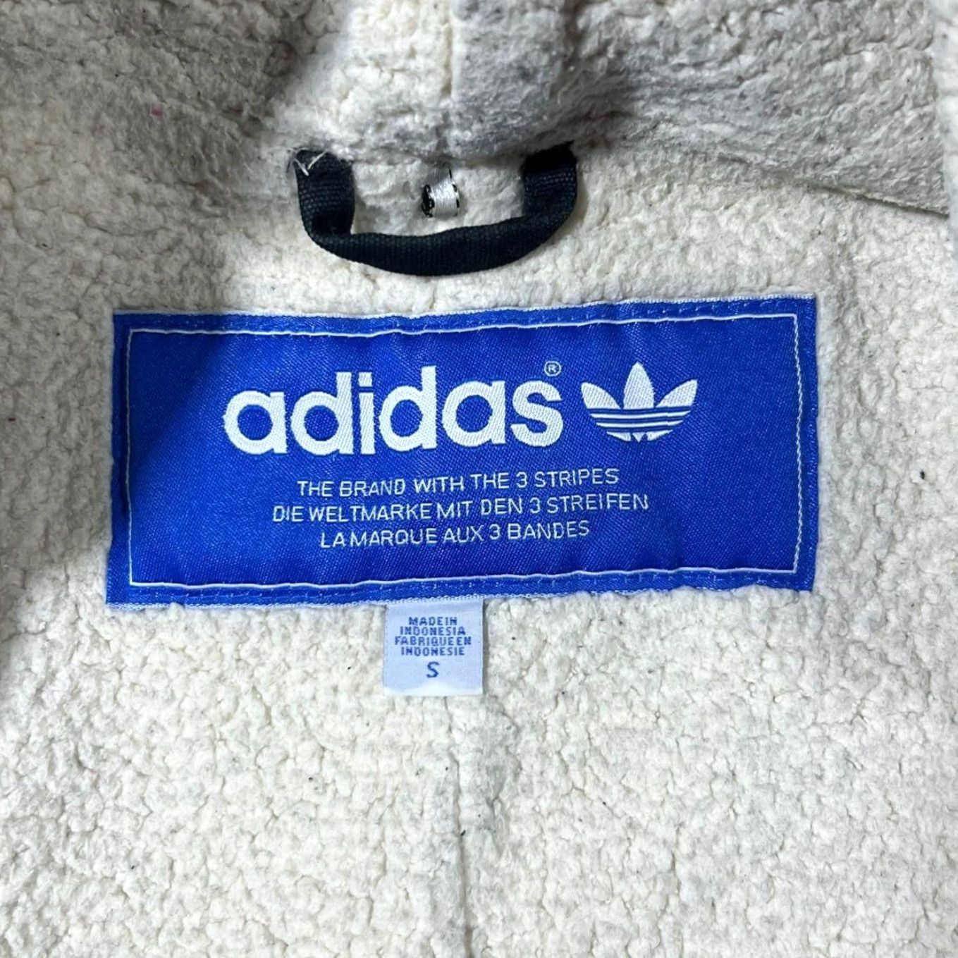 Adidas Adidas Originals Fleece Lined Hooded Black Cotton Mod Parka Jacket Coat Small Womens Hoodie Jacket Size S / US 4 / IT 40 - 4 Thumbnail