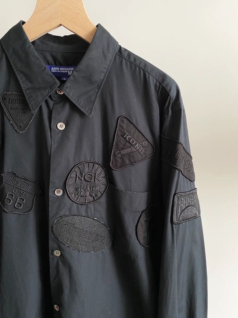 Junya Watanabe Junya Watanabe 2003SS Badge Decor Shirt Size US L / EU 52-54 / 3 - 4 Thumbnail