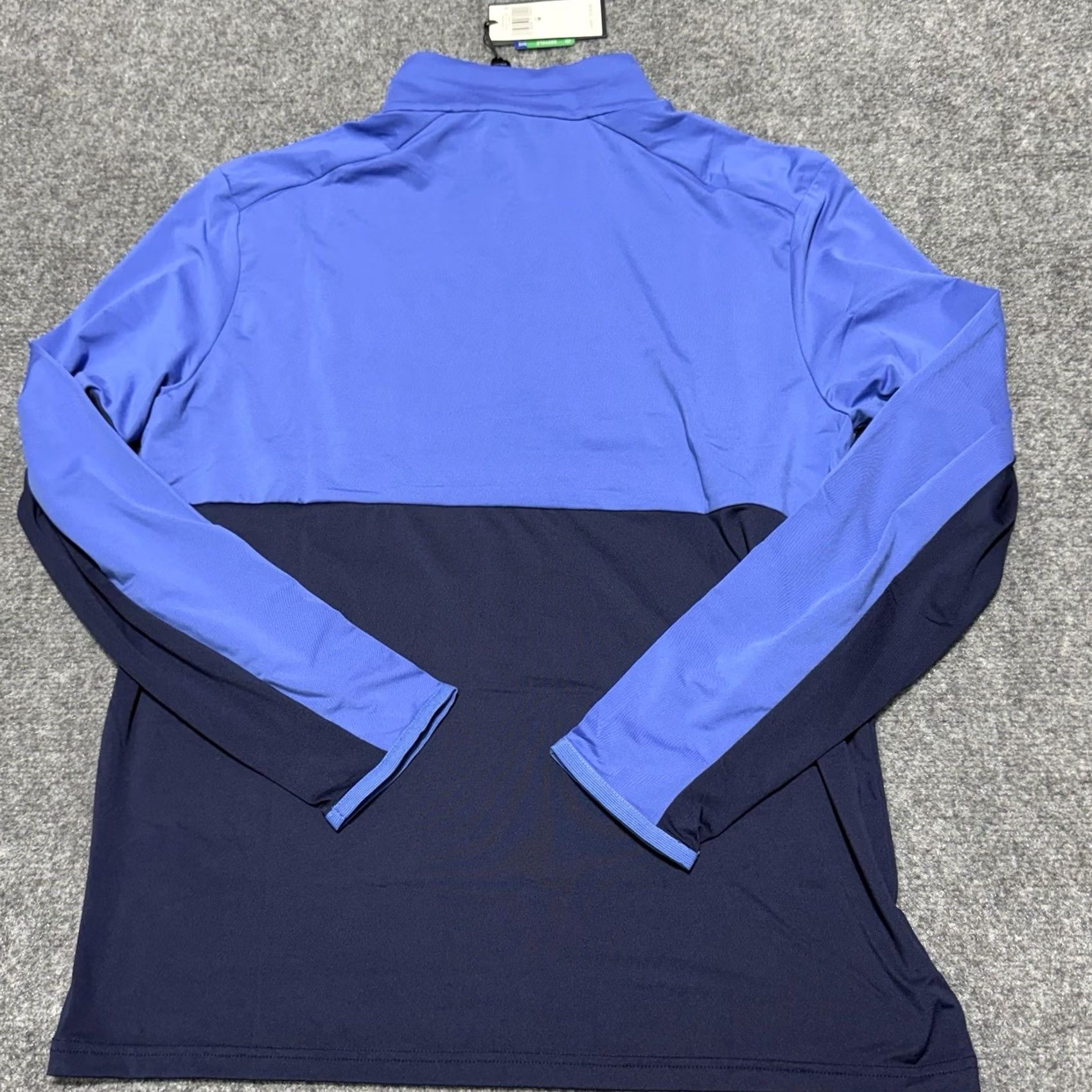 RLX Ralph Lauren RLX Ralph Lauren 1/4 Zip Men M Blue Colorblock Golf Pullover Sweatshirt NWT Size US M / EU 48-50 / 2 - 4 Thumbnail