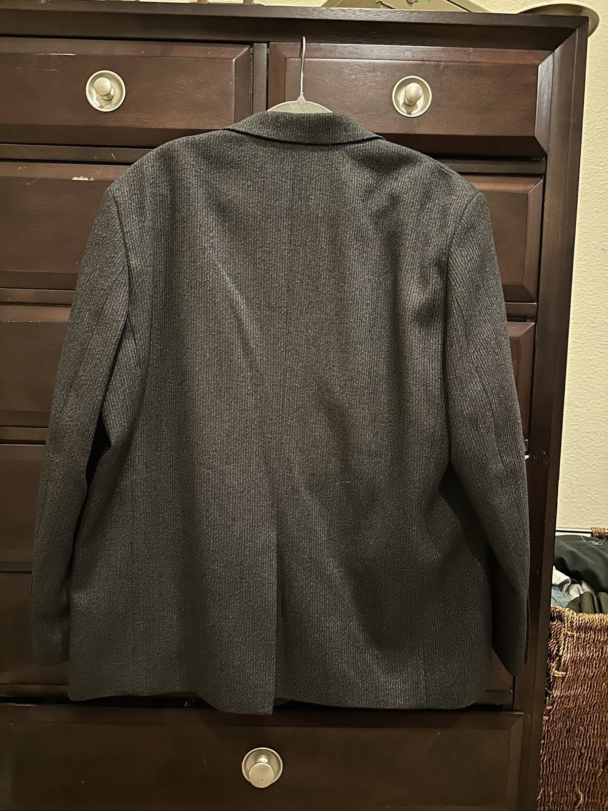 Mfpen Mfpen ESTATE JACKET - BROWN MELANGE STRIPE - Sz Large Size 50R - 4 Thumbnail