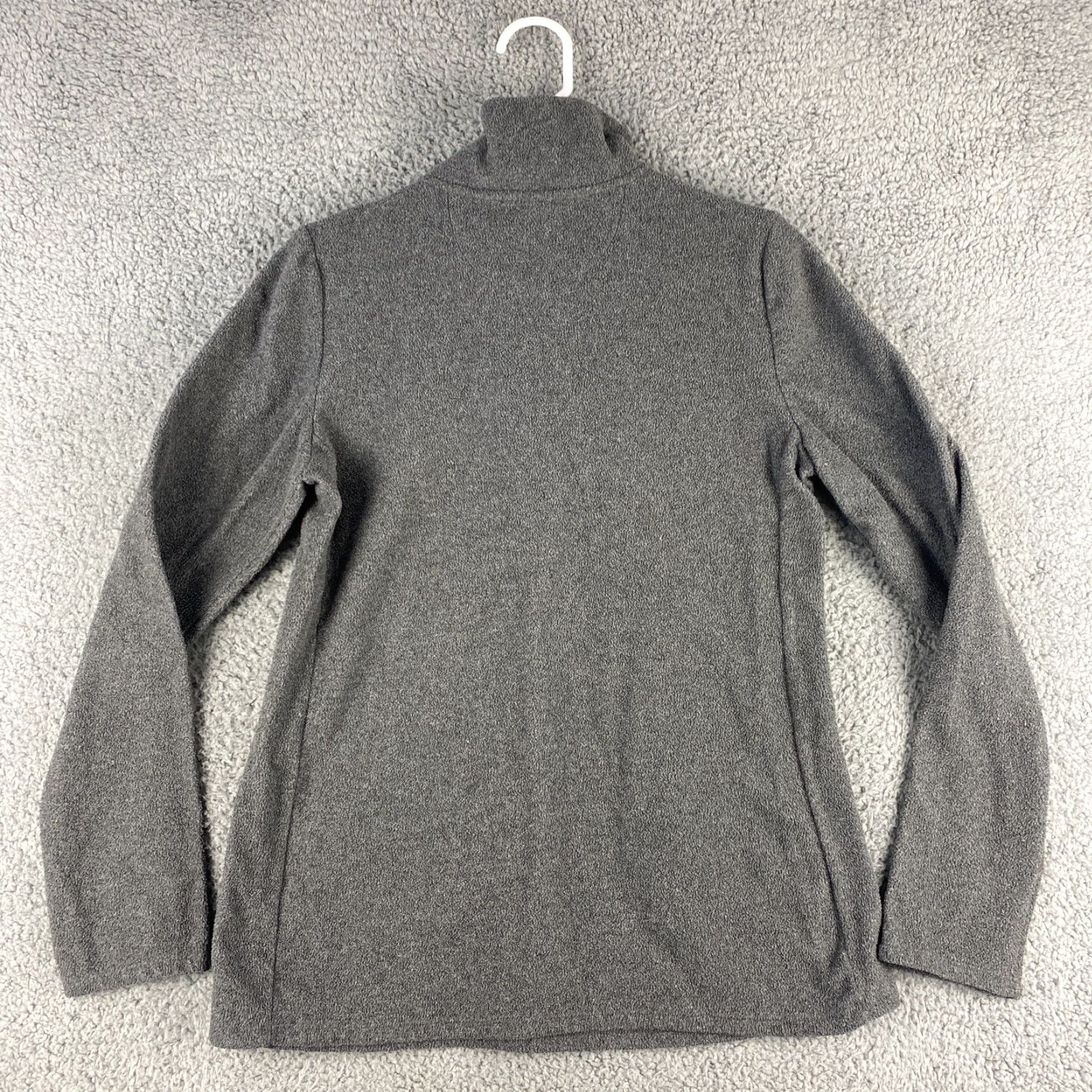 Gap GAP Sweater Fleece 1/2 Zip - Large Gray - Mock Neck, Long Sleeve - Pullover - Womens Size L / US 10 / IT 46 - 7 Thumbnail
