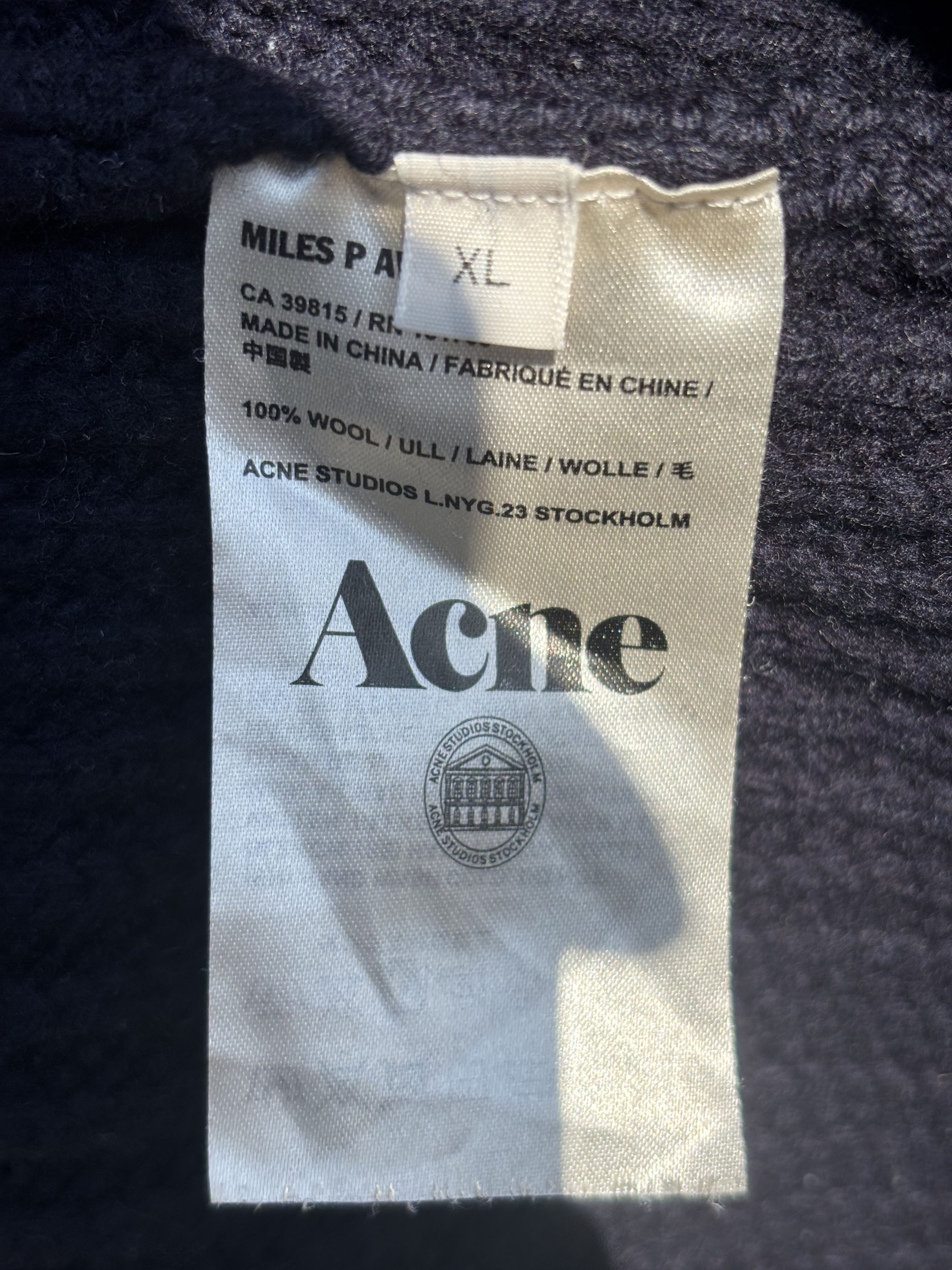 Acne Studios Chunky Wool Miles P Turtleneck Size US L / EU 52-54 / 3 - 5 Thumbnail