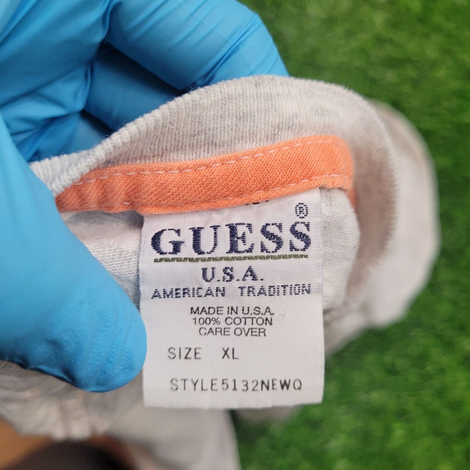 Guess VTG 90s GUESS Made in USA Pocket T-Shirt XL Boxy Fit Preppy Size US XL / EU 56 / 4 - 7 Thumbnail