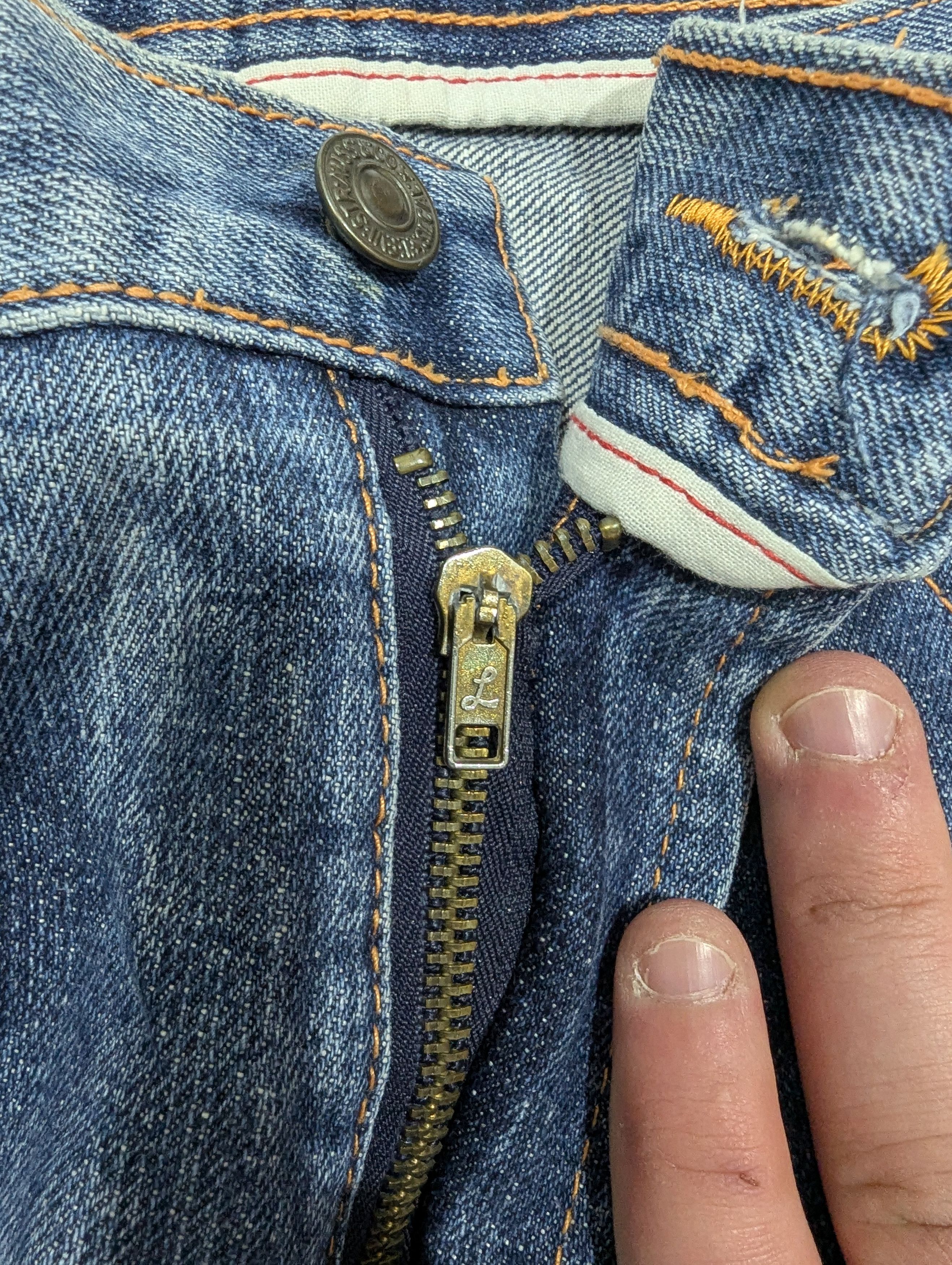 Levi's Vintage Levi’s Big E Selvedge Japanese Denim Size US 32 / EU 48 - 7 Thumbnail