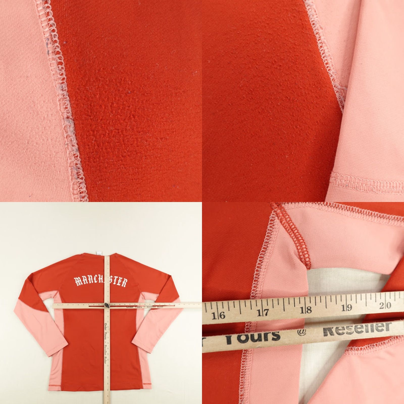 Burton VINTAGE Burton City Of Manchester Shirt Womens Large Orange 90s Sports Activewear Outdoor Skiing Soccer Athletic Size L / US 10 / IT 46 - 8 Thumbnail