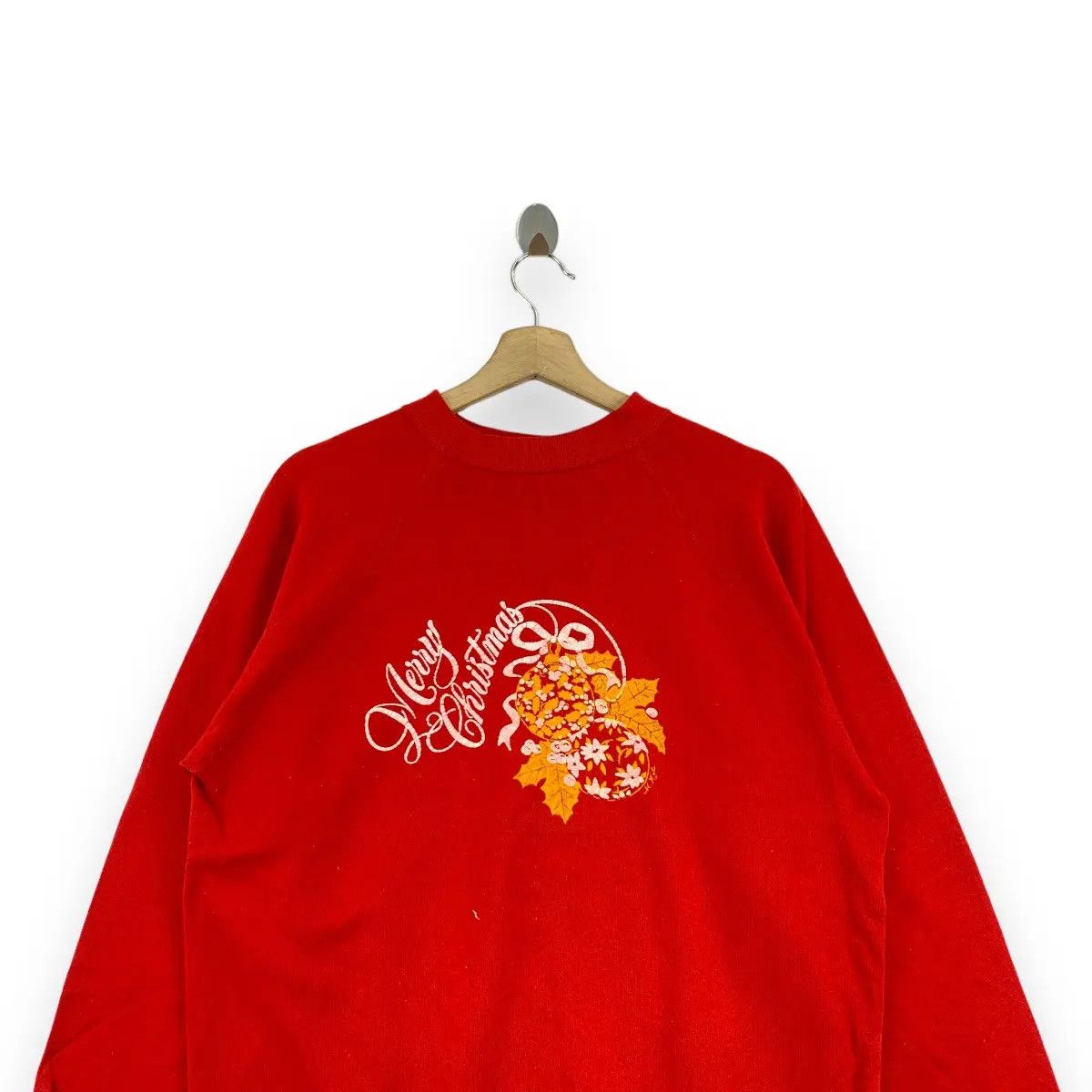 Vintage Vintage 80’ MERRY CHRISTMAS Festive Made In USA Size US L / EU 52-54 / 3 - 3 Thumbnail