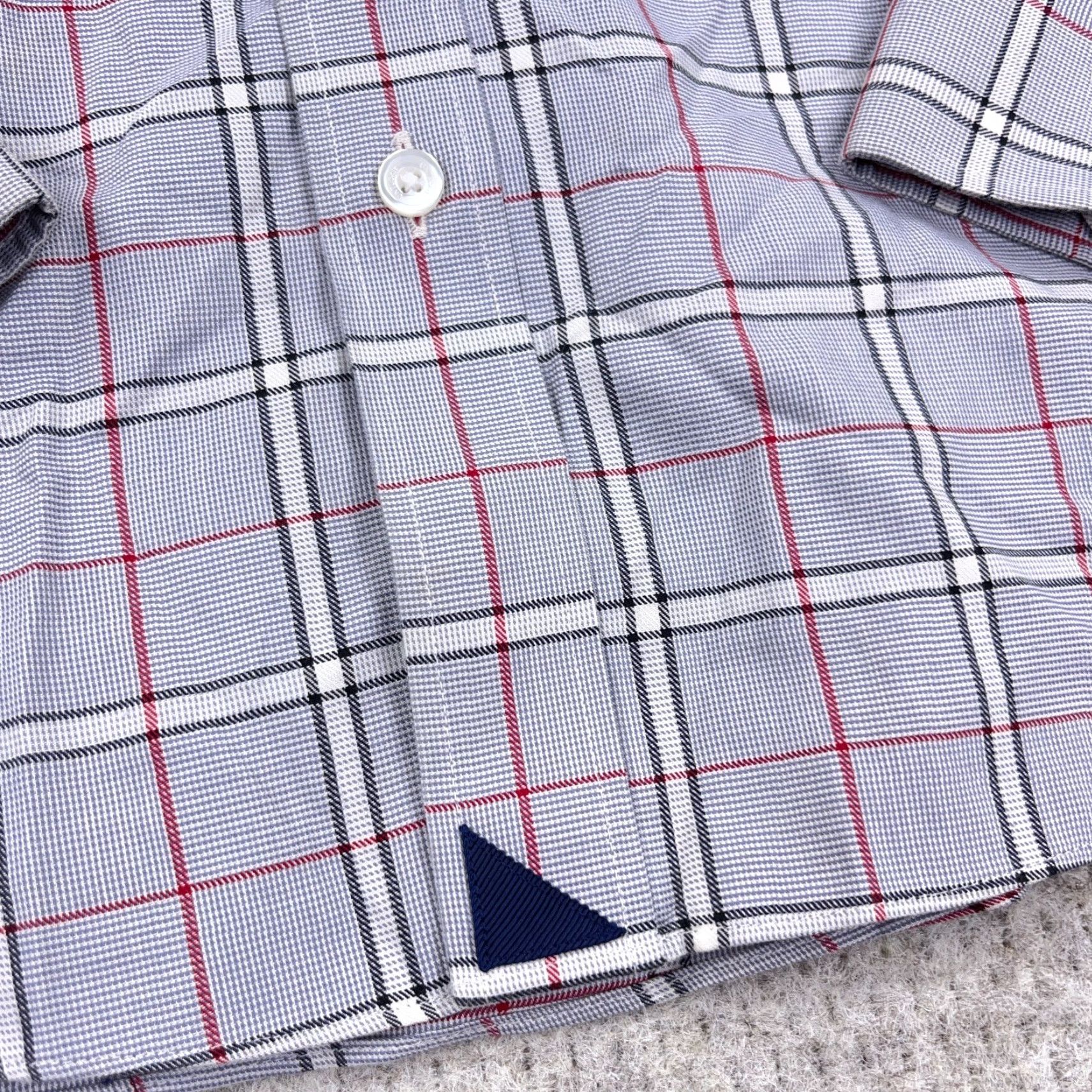 UNTUCKit UNTUCKit Shirt Men Medium Slim Fit Gray Plaid Button Up Dress Casual Pocket Size US M / EU 48-50 / 2 - 4 Thumbnail