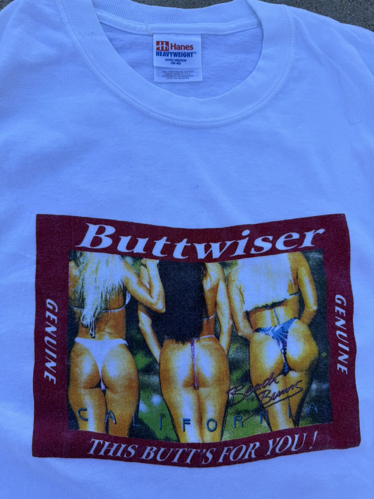 Budweiser Vintage Budweiser Promo Tee “This Butt’s For You!” graphic Size US M / EU 48-50 / 2 - 5 Thumbnail